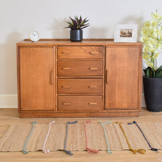 Oak Veneer Sideboard