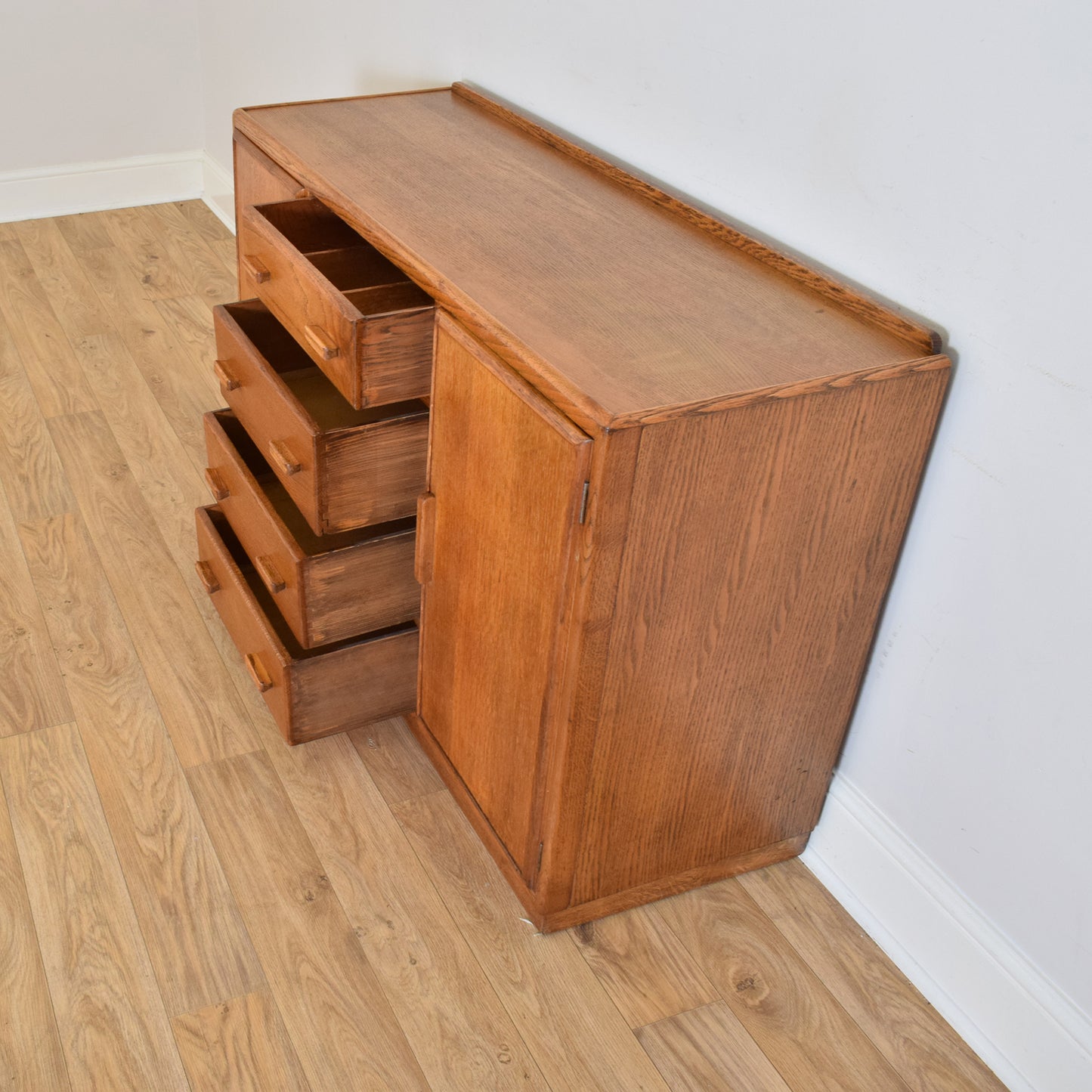 Oak Veneer Sideboard