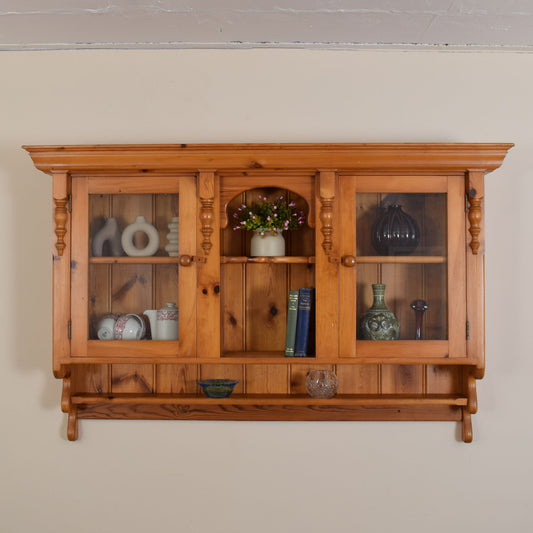 Pine Glazed Wall Cabinet