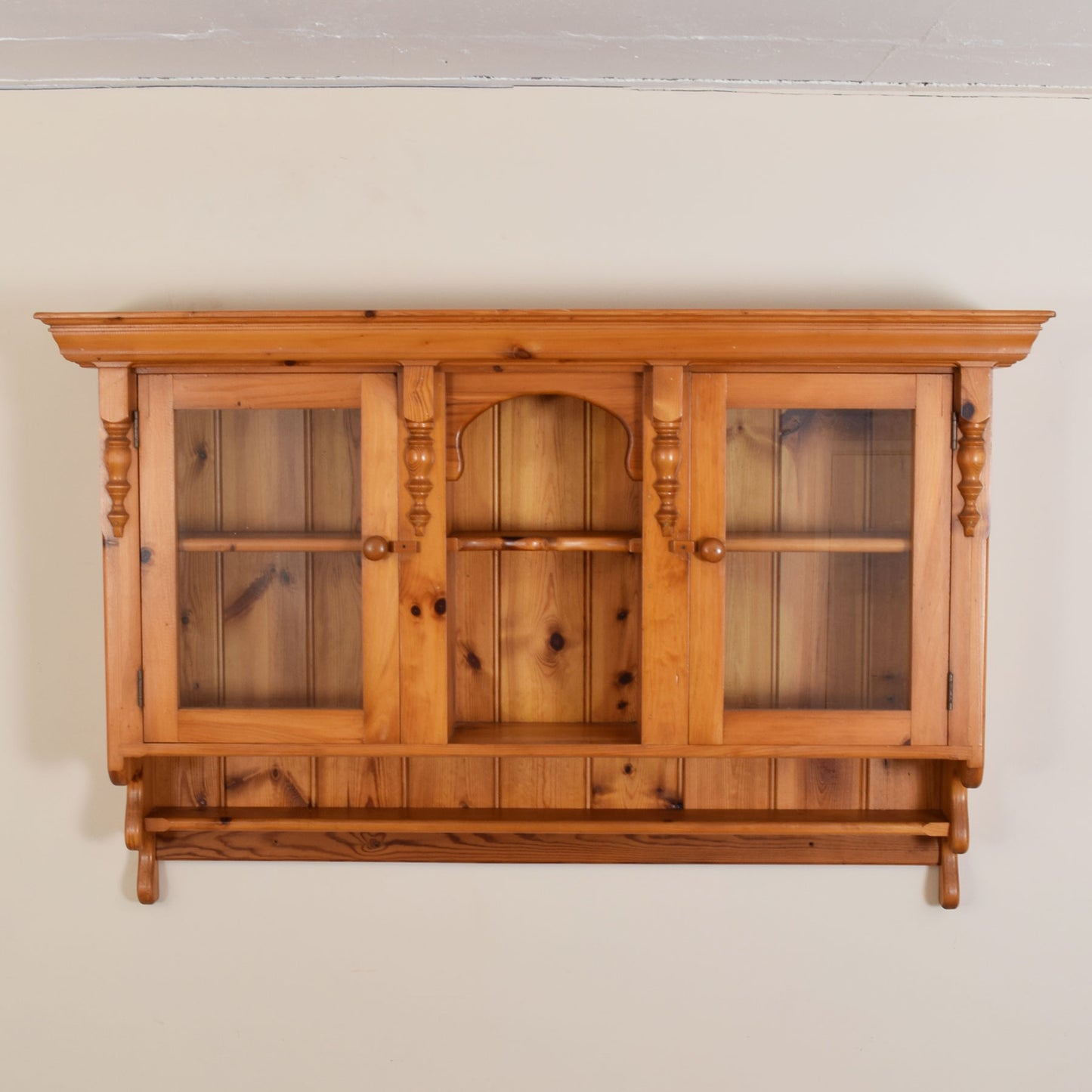 Pine Glazed Wall Cabinet