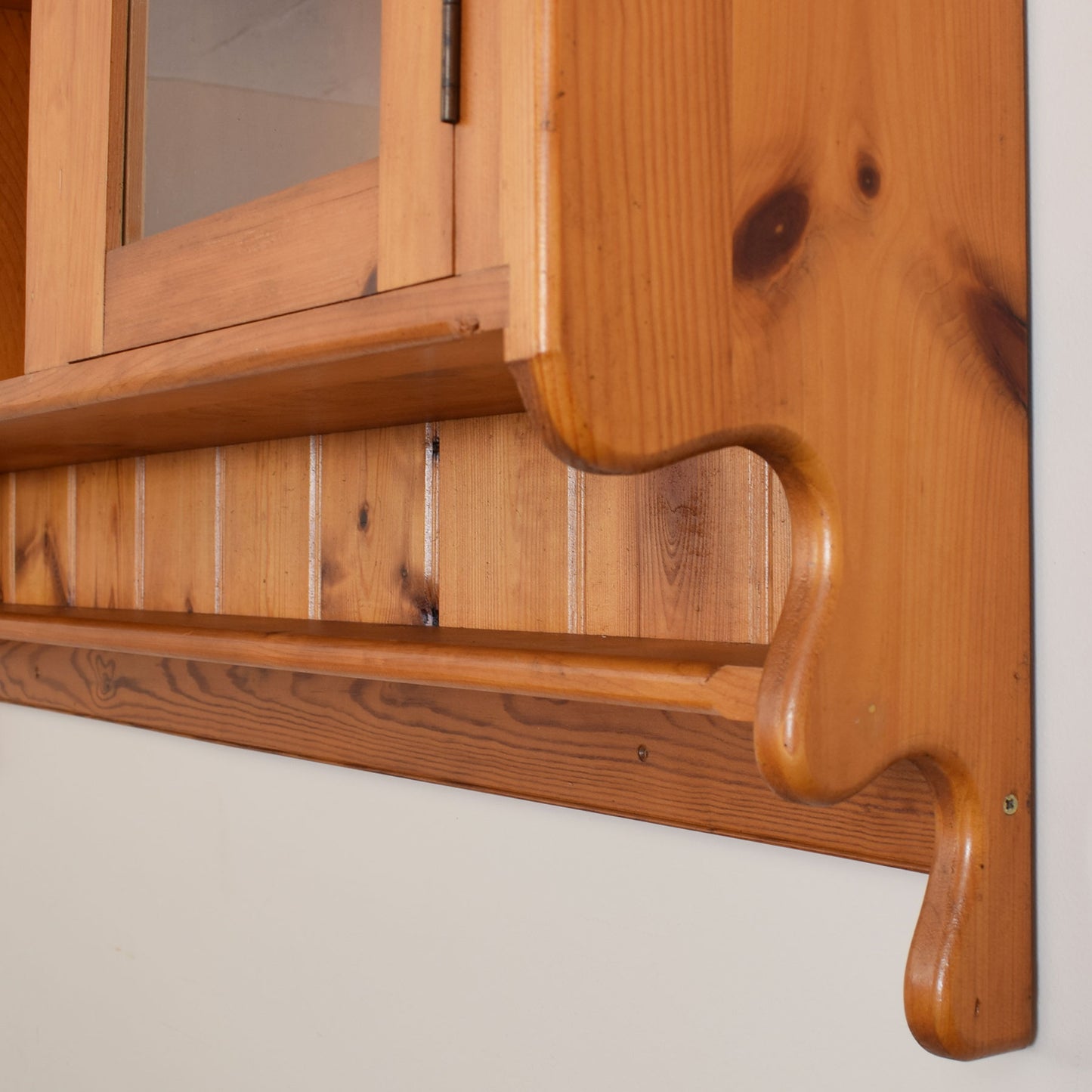 Pine Glazed Wall Cabinet