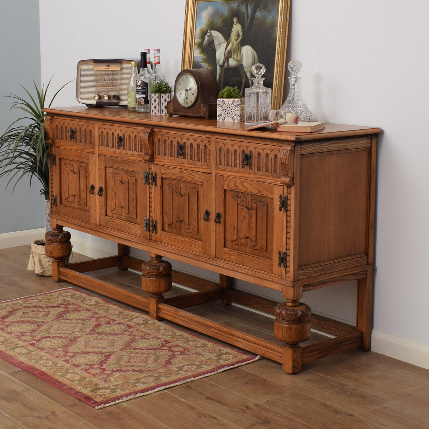 Restored Oak Sideboard