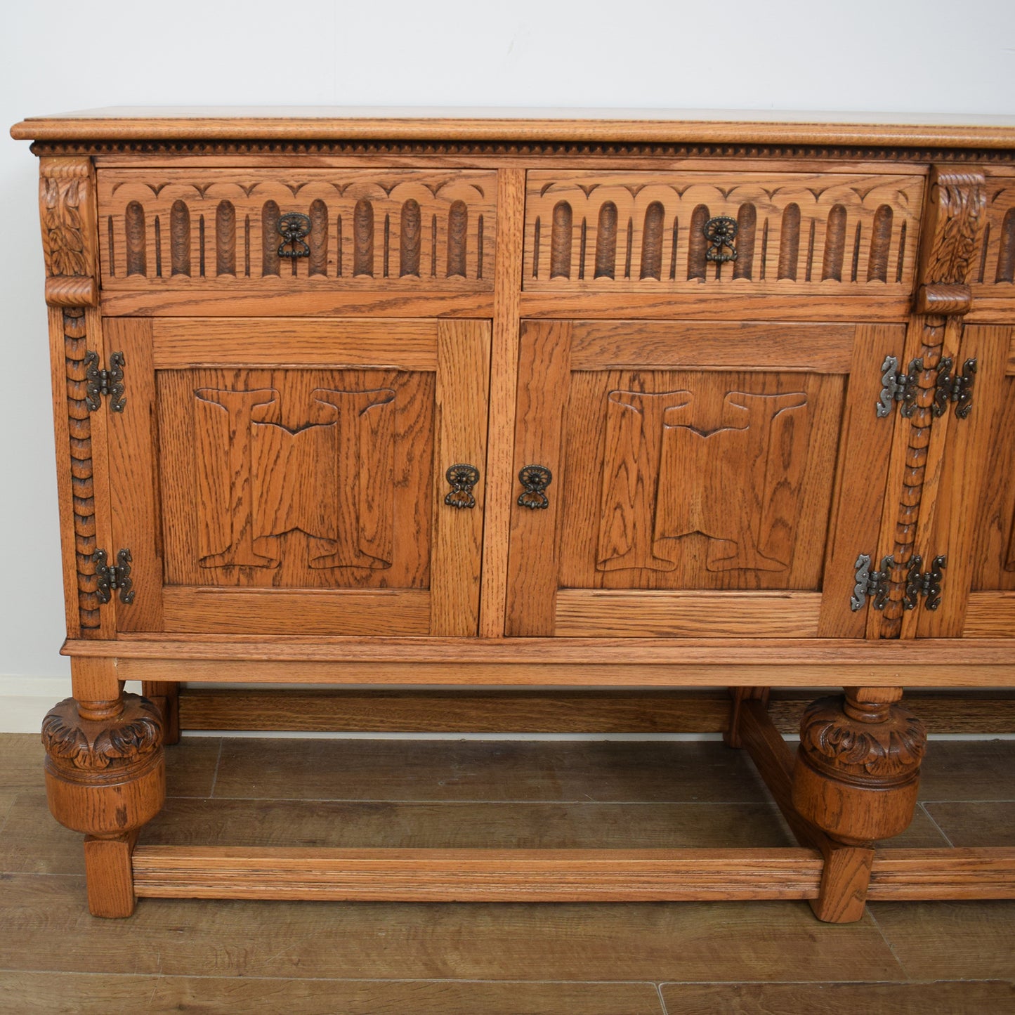 Restored Oak Sideboard