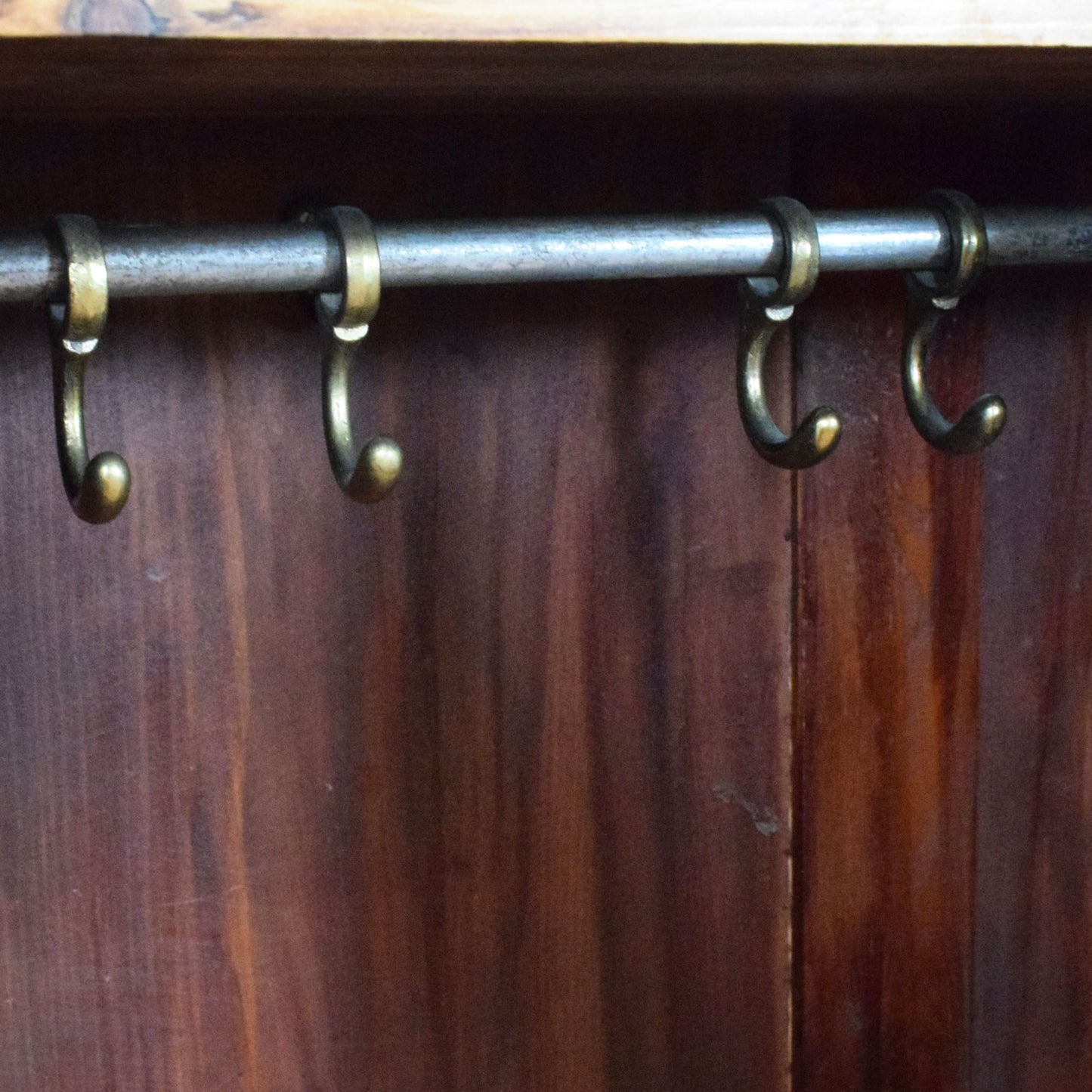 Inlaid Mahogany Hallrobe