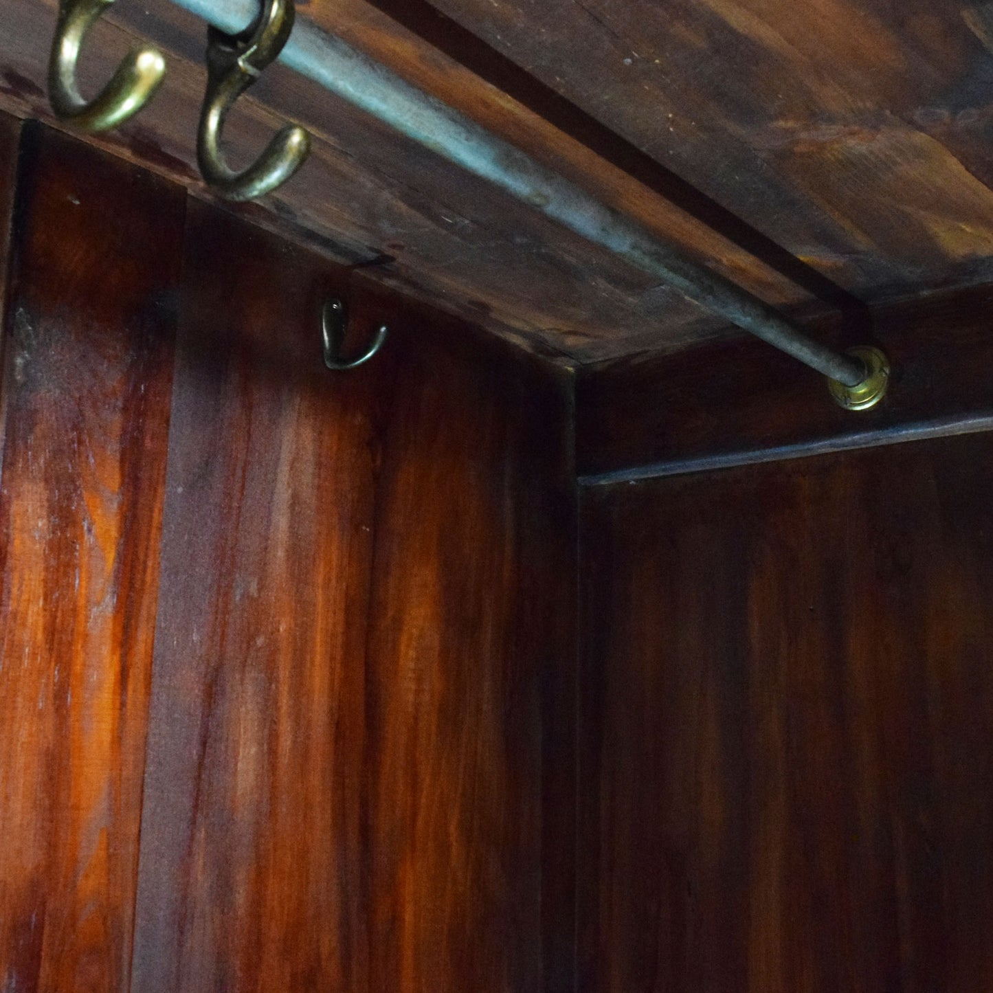 Inlaid Mahogany Hallrobe