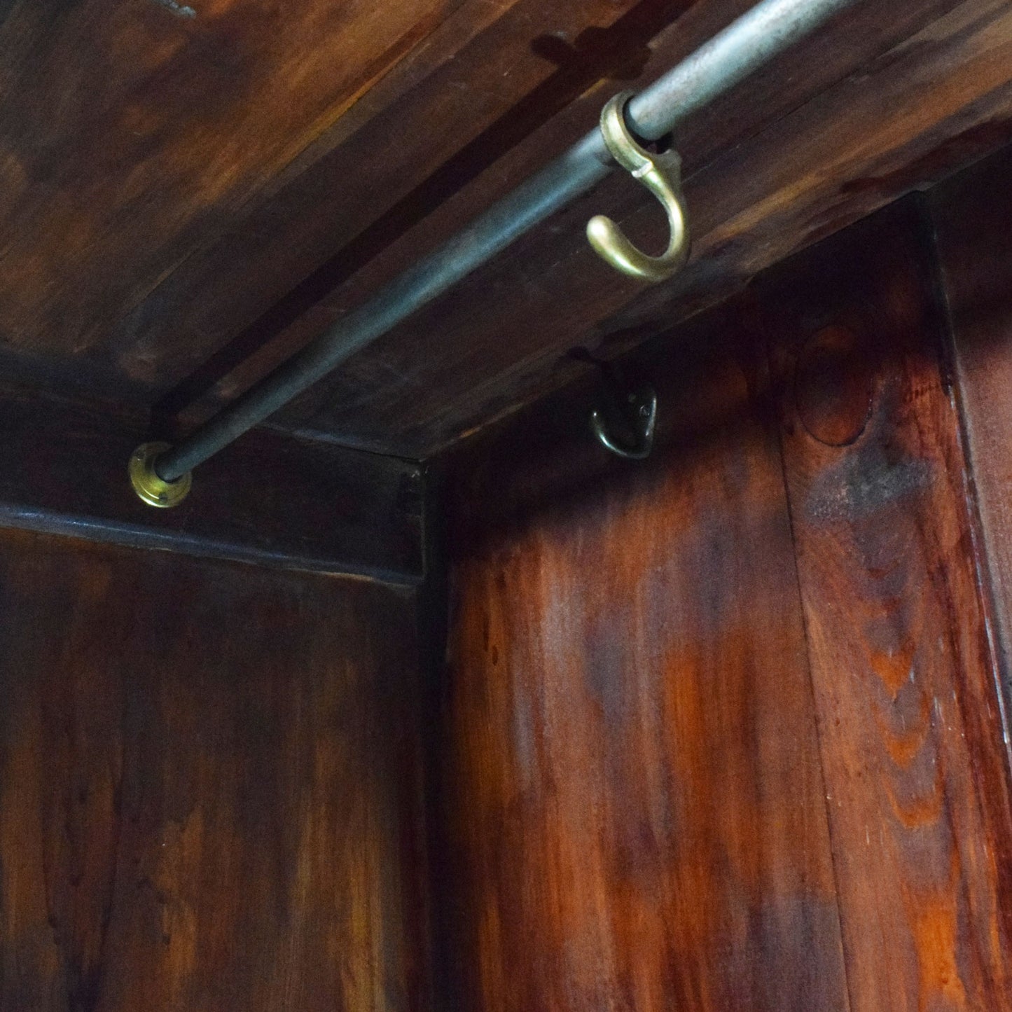 Inlaid Mahogany Hallrobe