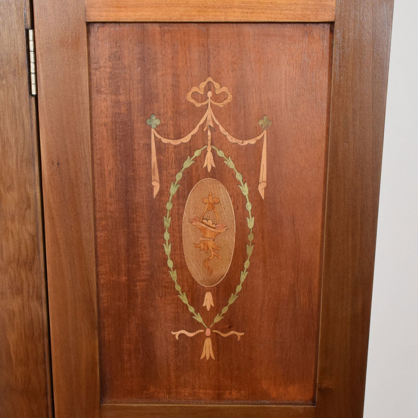 Inlaid Mahogany Hallrobe