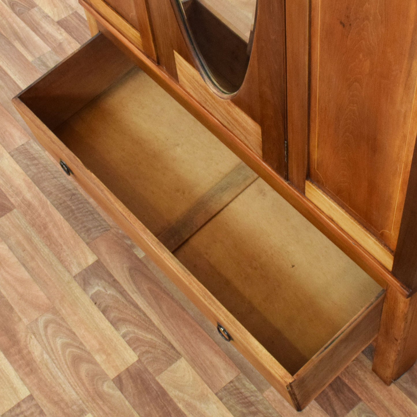 Inlaid Mahogany Hallrobe