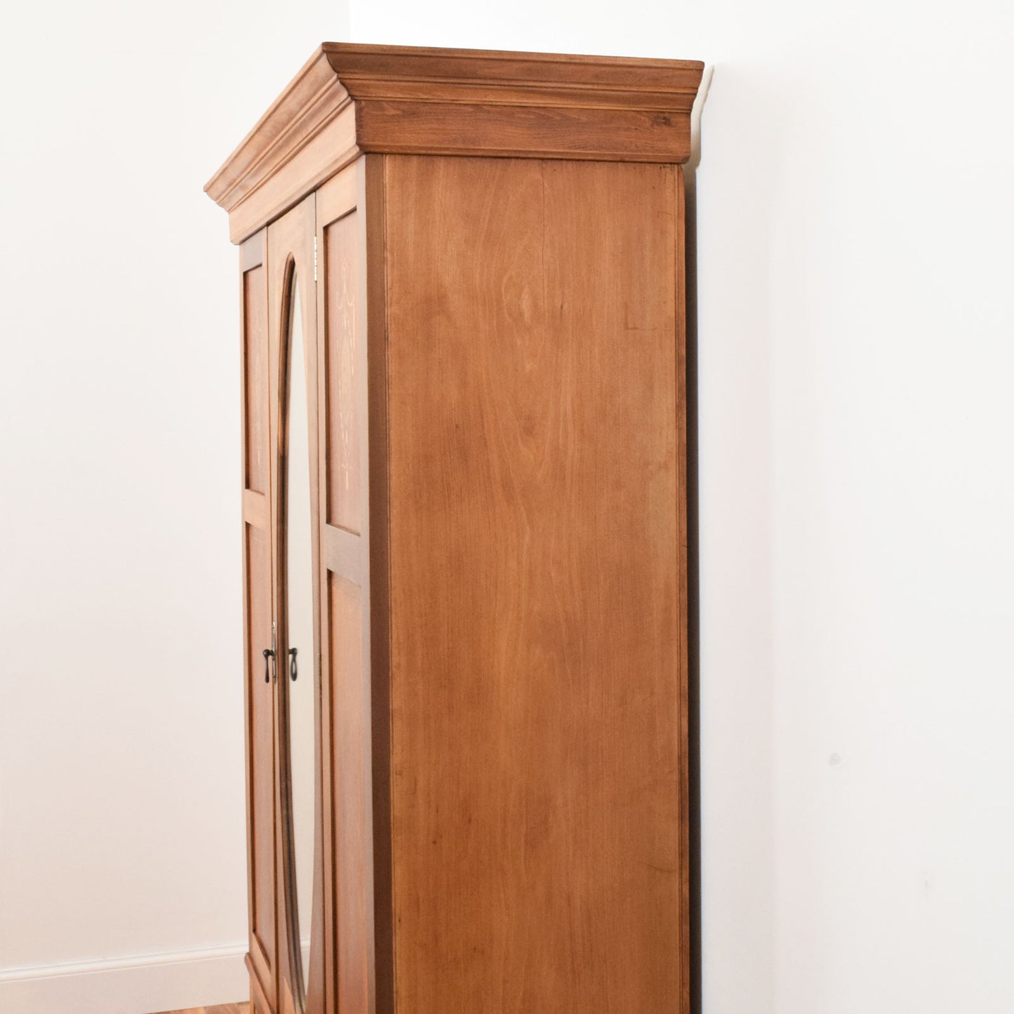 Inlaid Mahogany Hallrobe