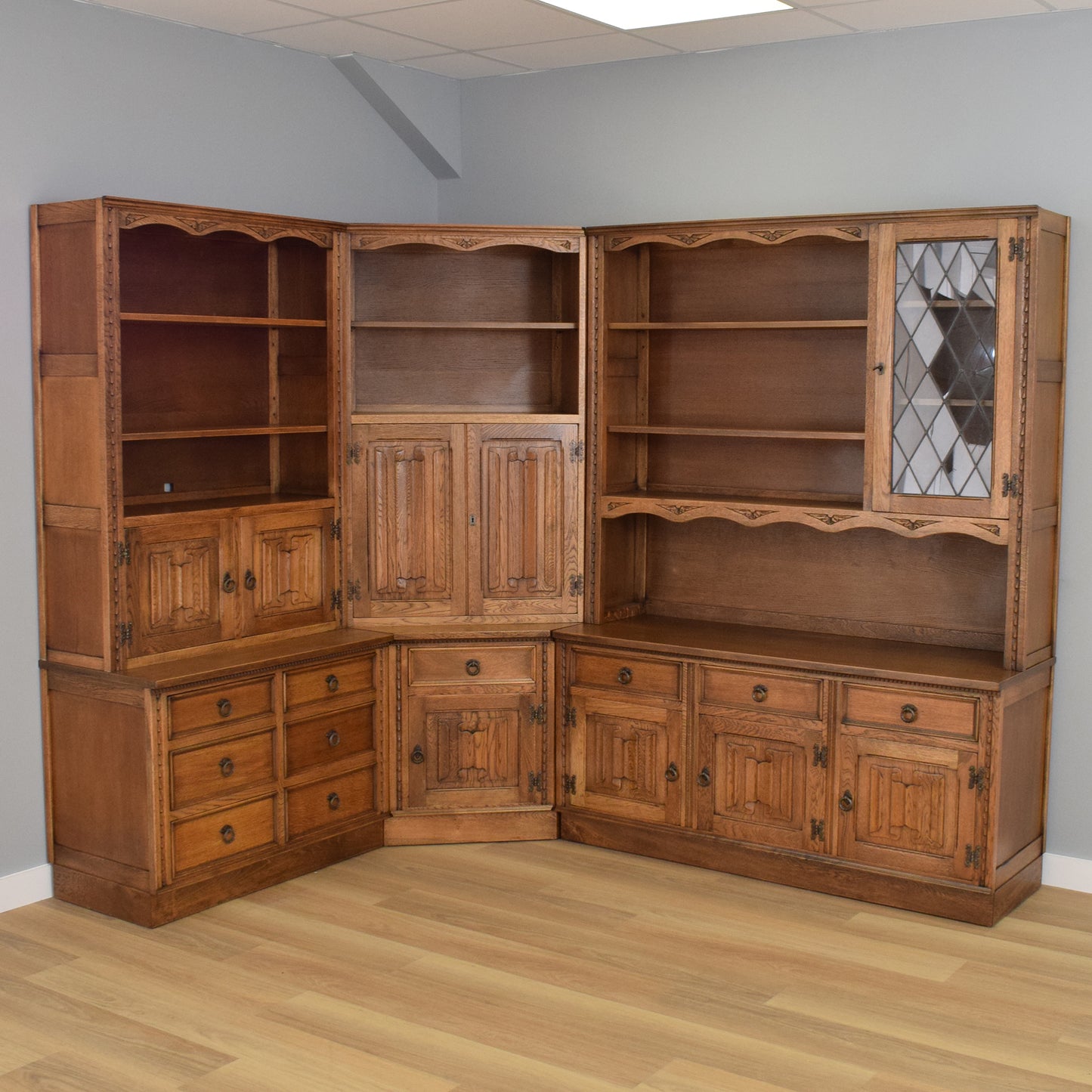 Large Restored Jaycee Wall Unit