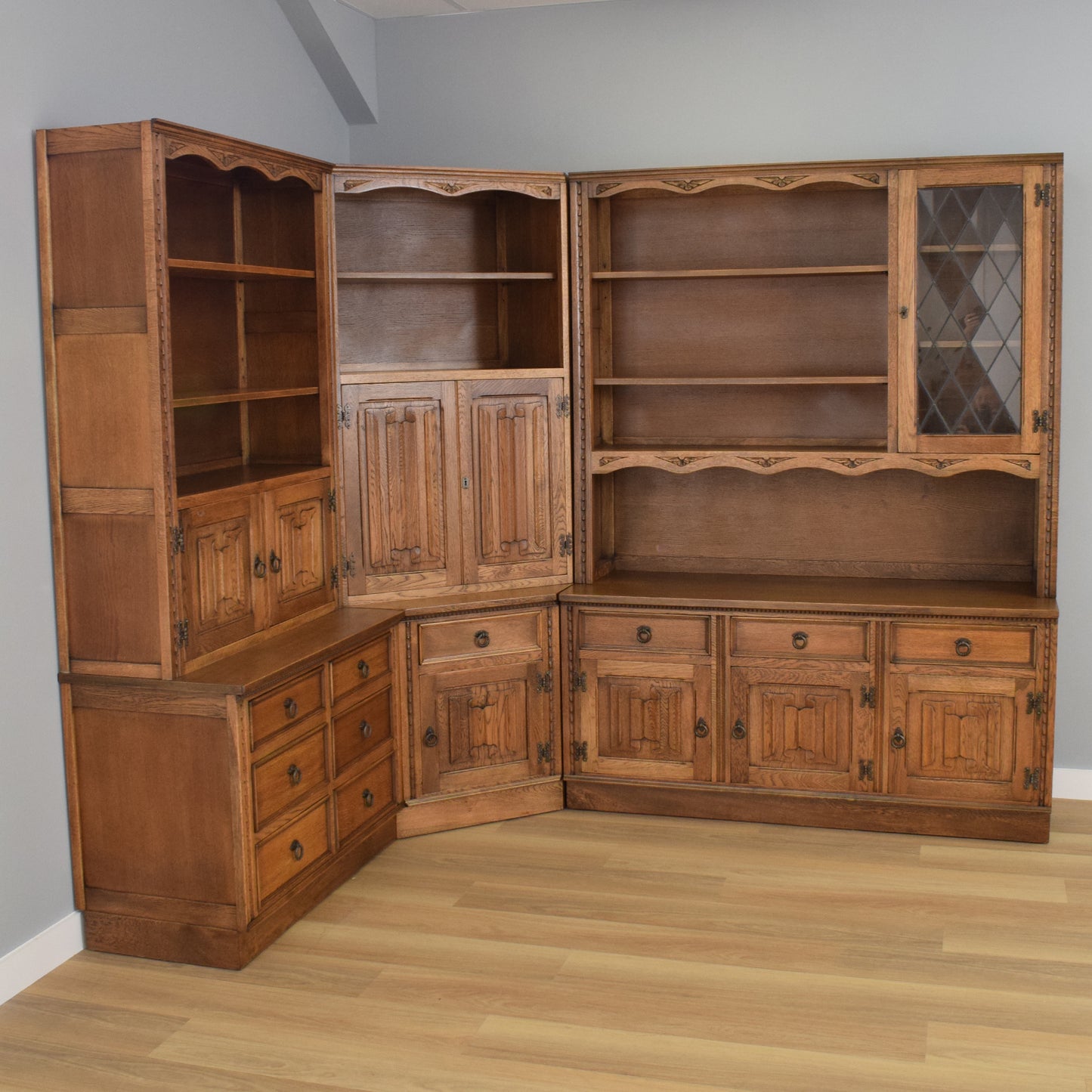 Large Restored Jaycee Wall Unit