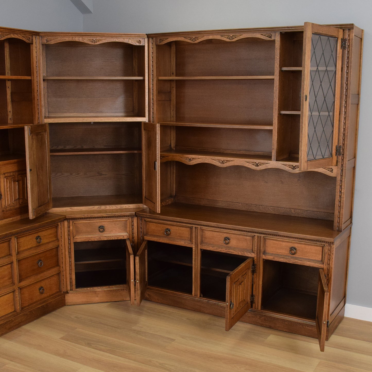 Large Restored Jaycee Wall Unit