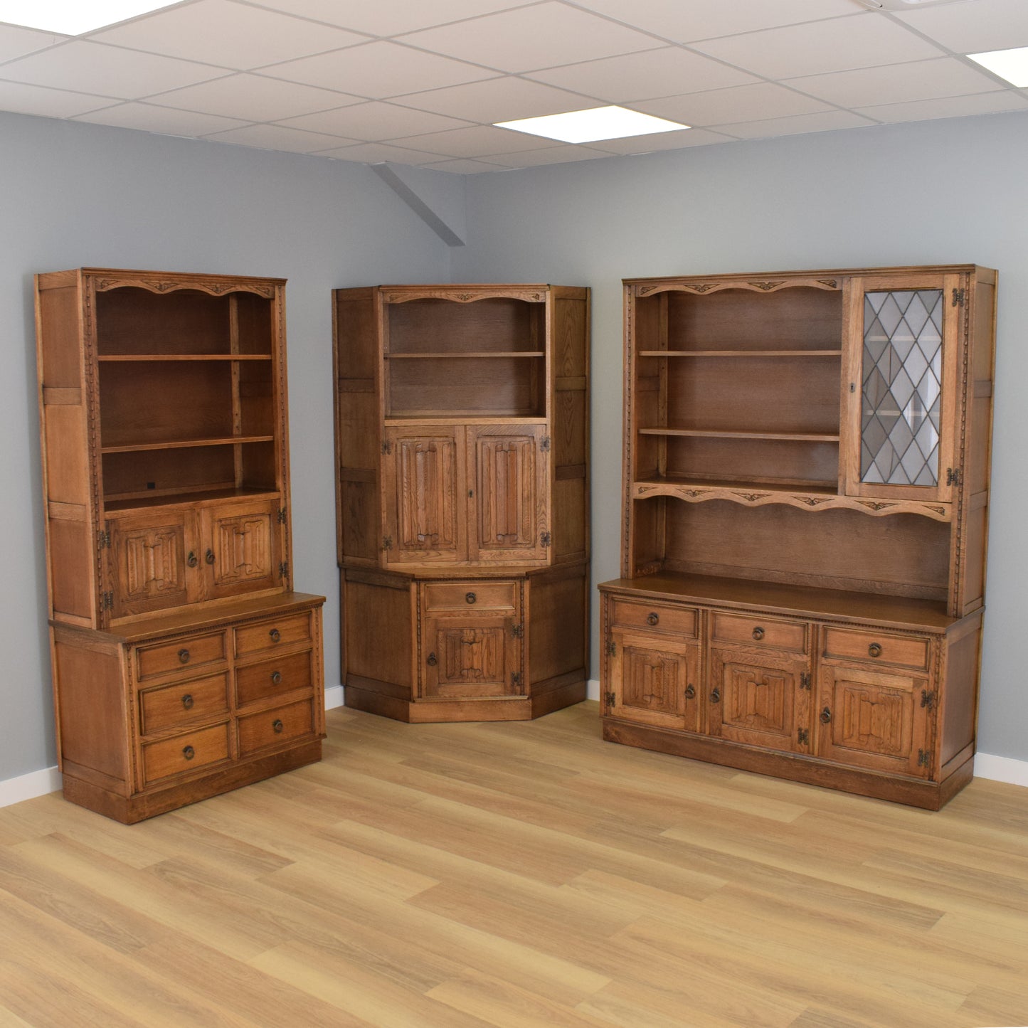 Large Restored Jaycee Wall Unit