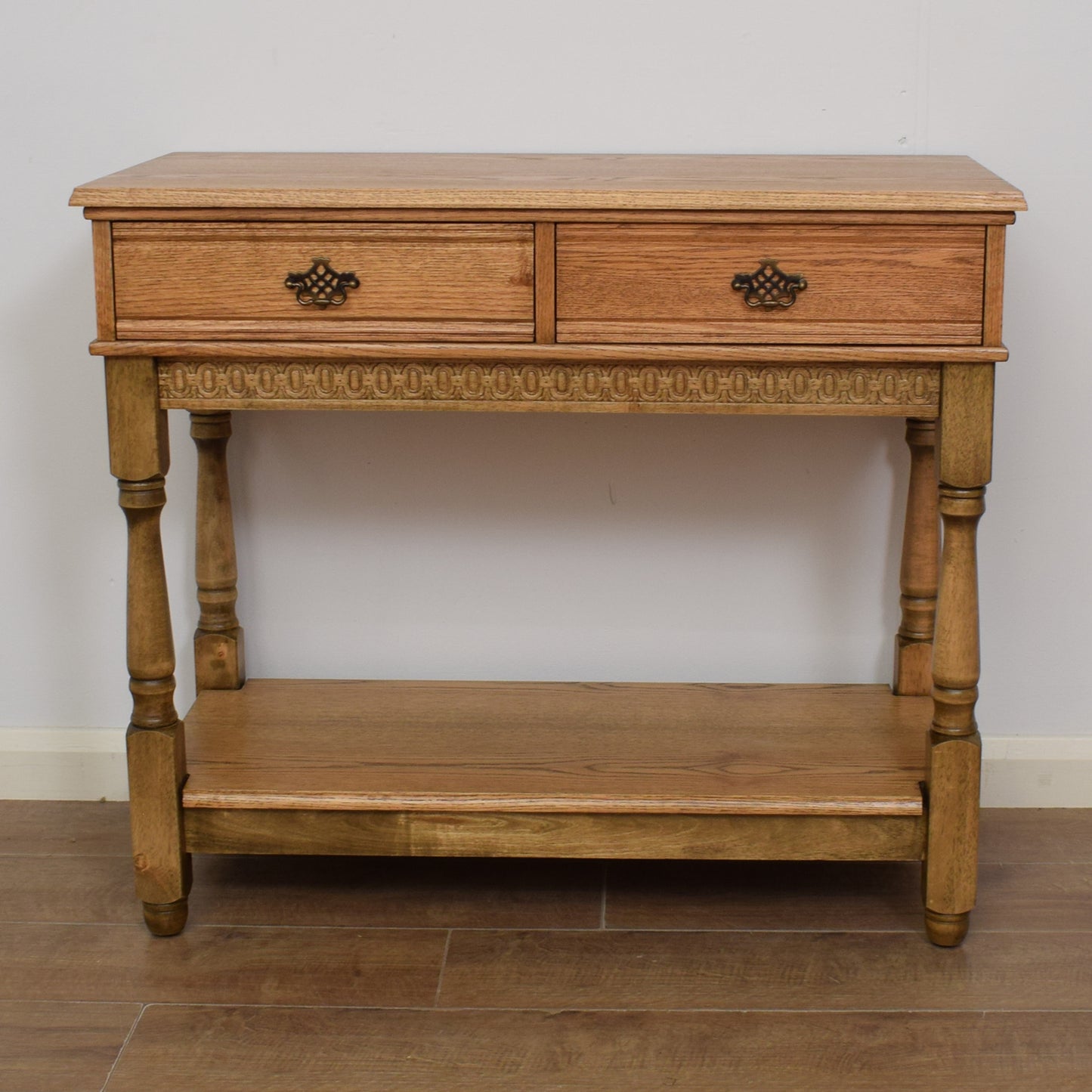Oak Console Table