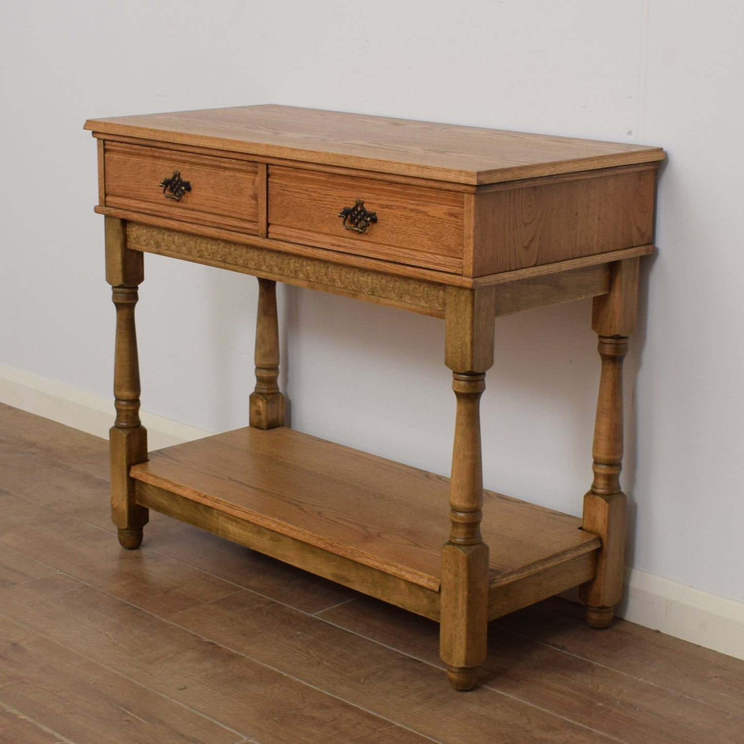 Oak Console Table