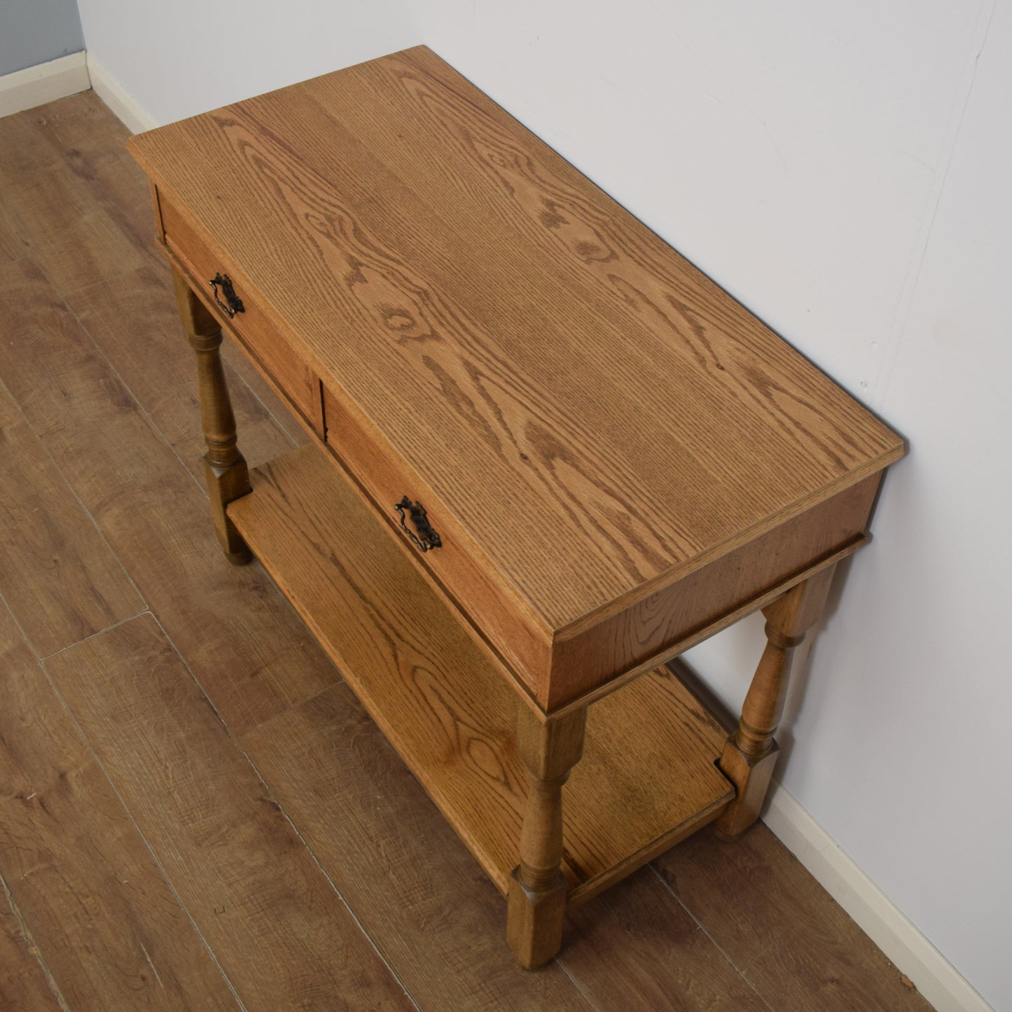 Oak Console Table