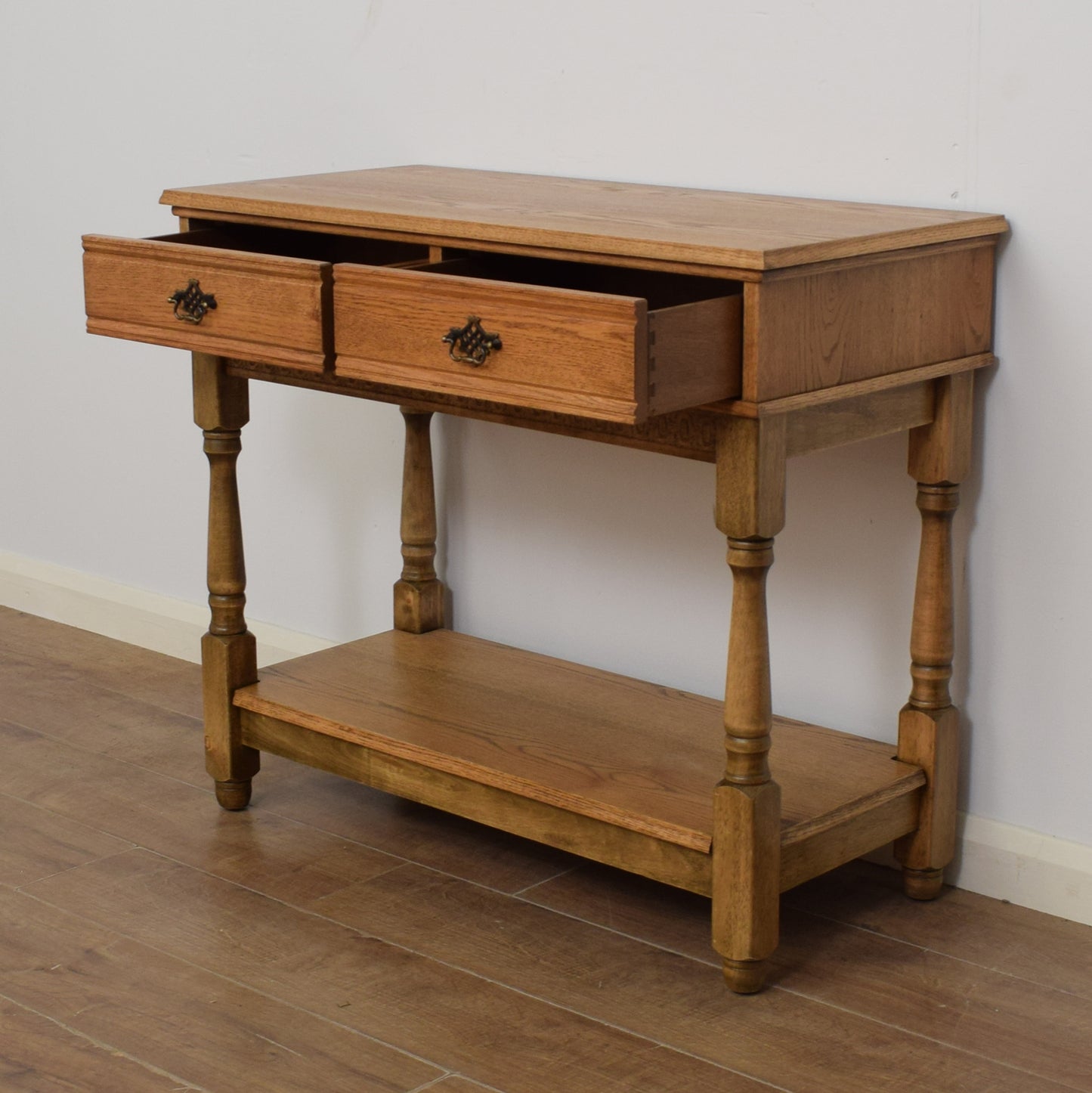 Oak Console Table
