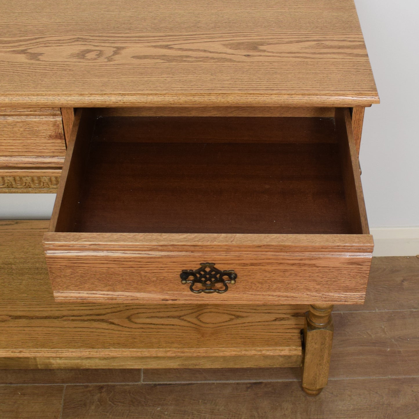 Oak Console Table