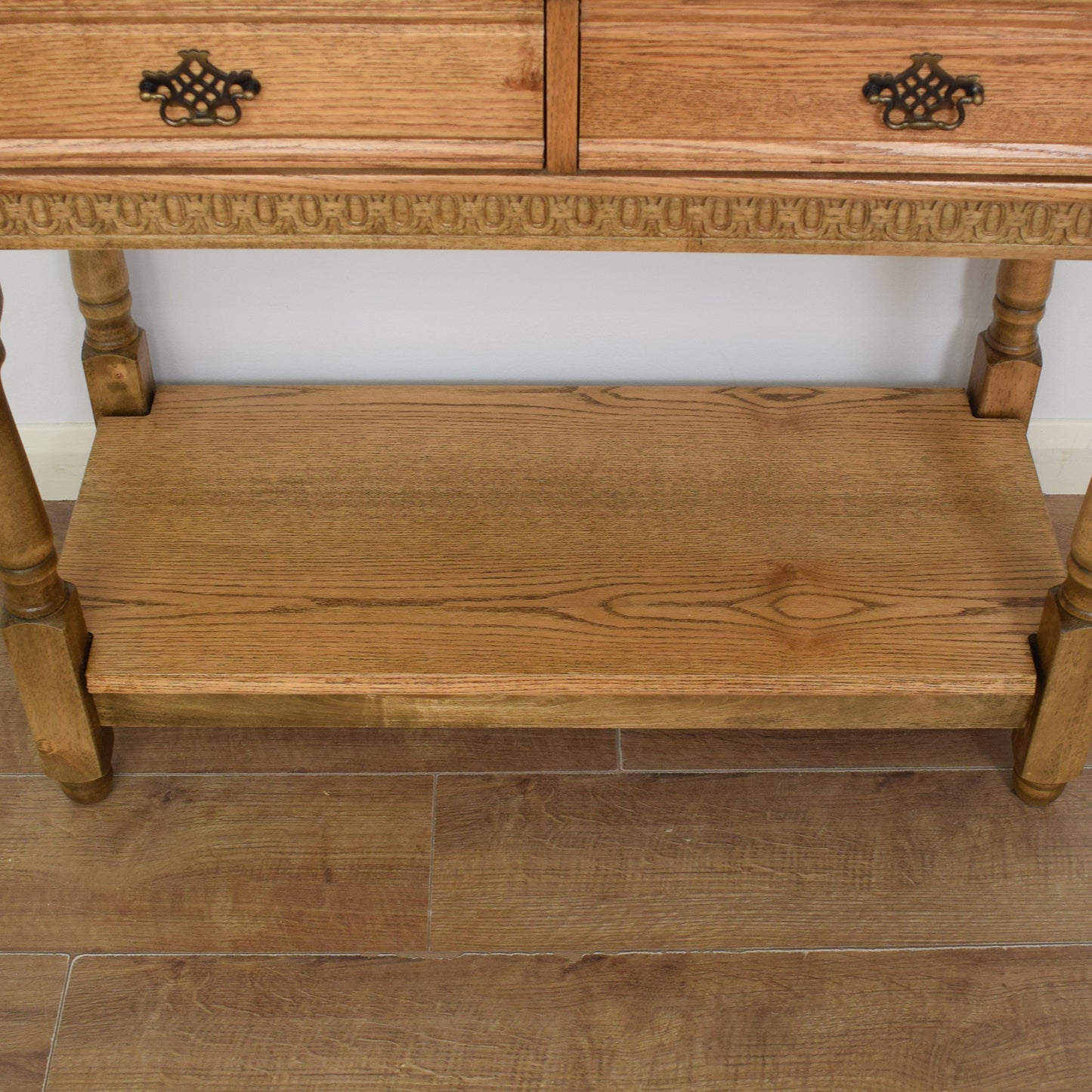 Oak Console Table