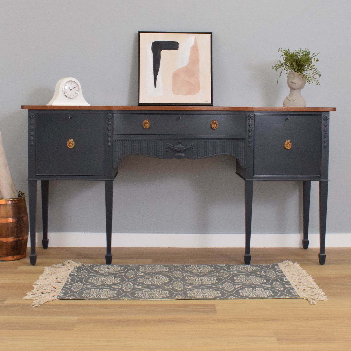 Painted Mahogany Sideboard