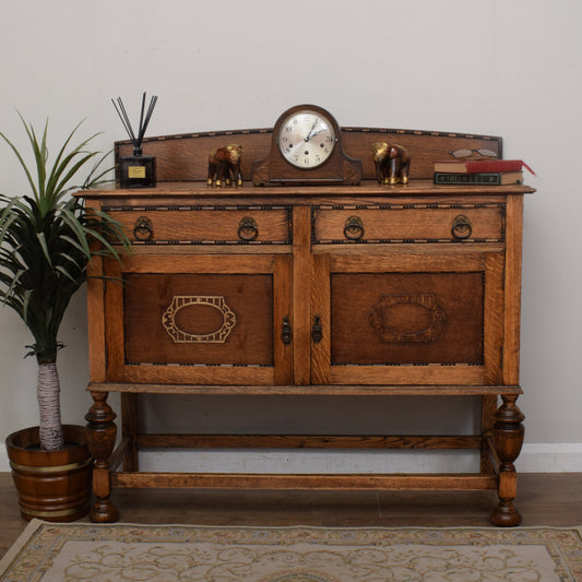 Restored Oak Sideboard