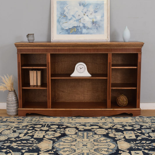 Restored Mahogany Veneer Bookcase