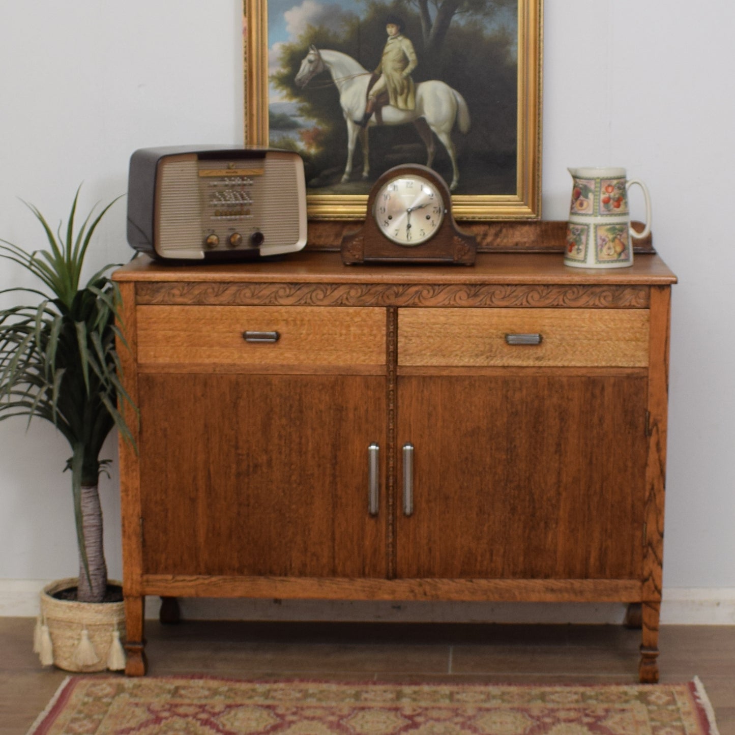 Restored Oak Sideboard