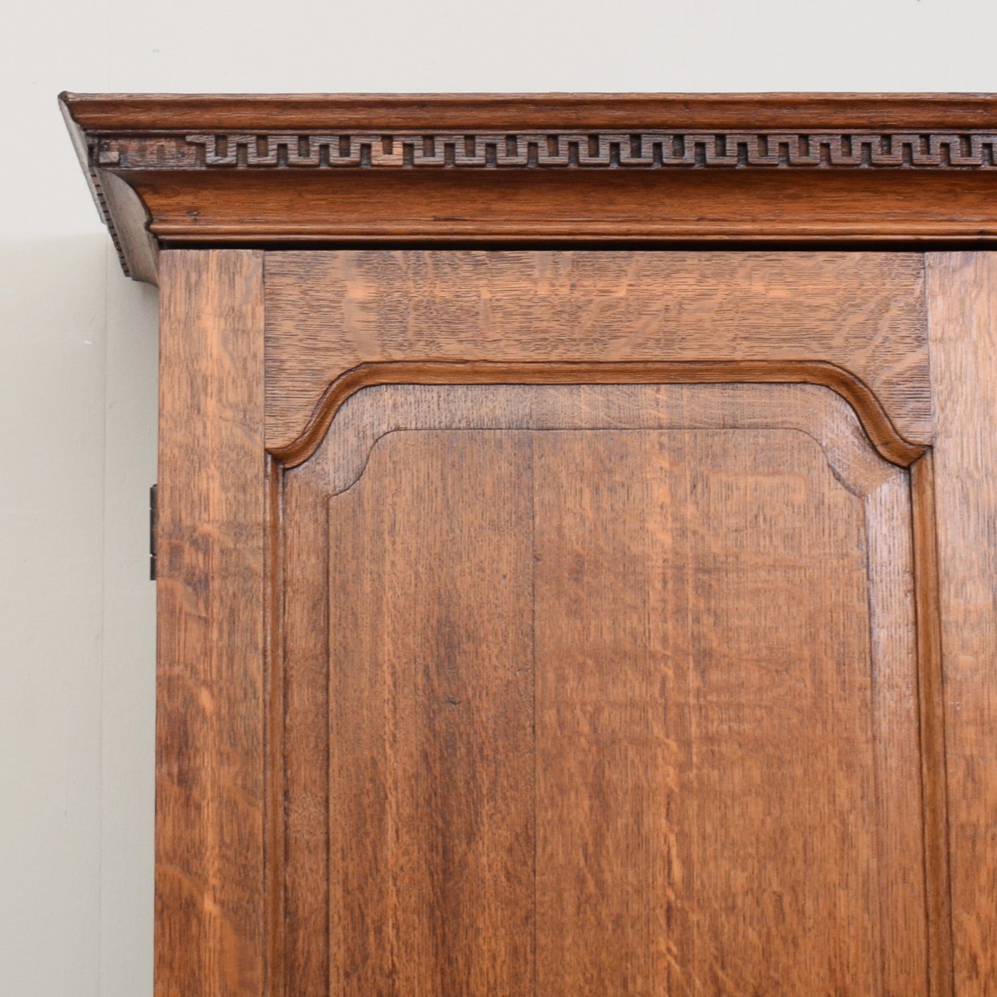 Antique Oak Georgian Bureau Bookcase