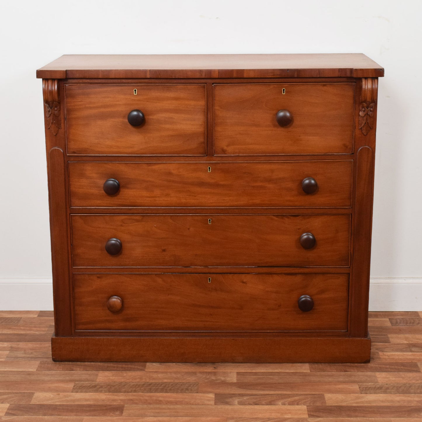 Rustic Mahogany Chest of Drawers