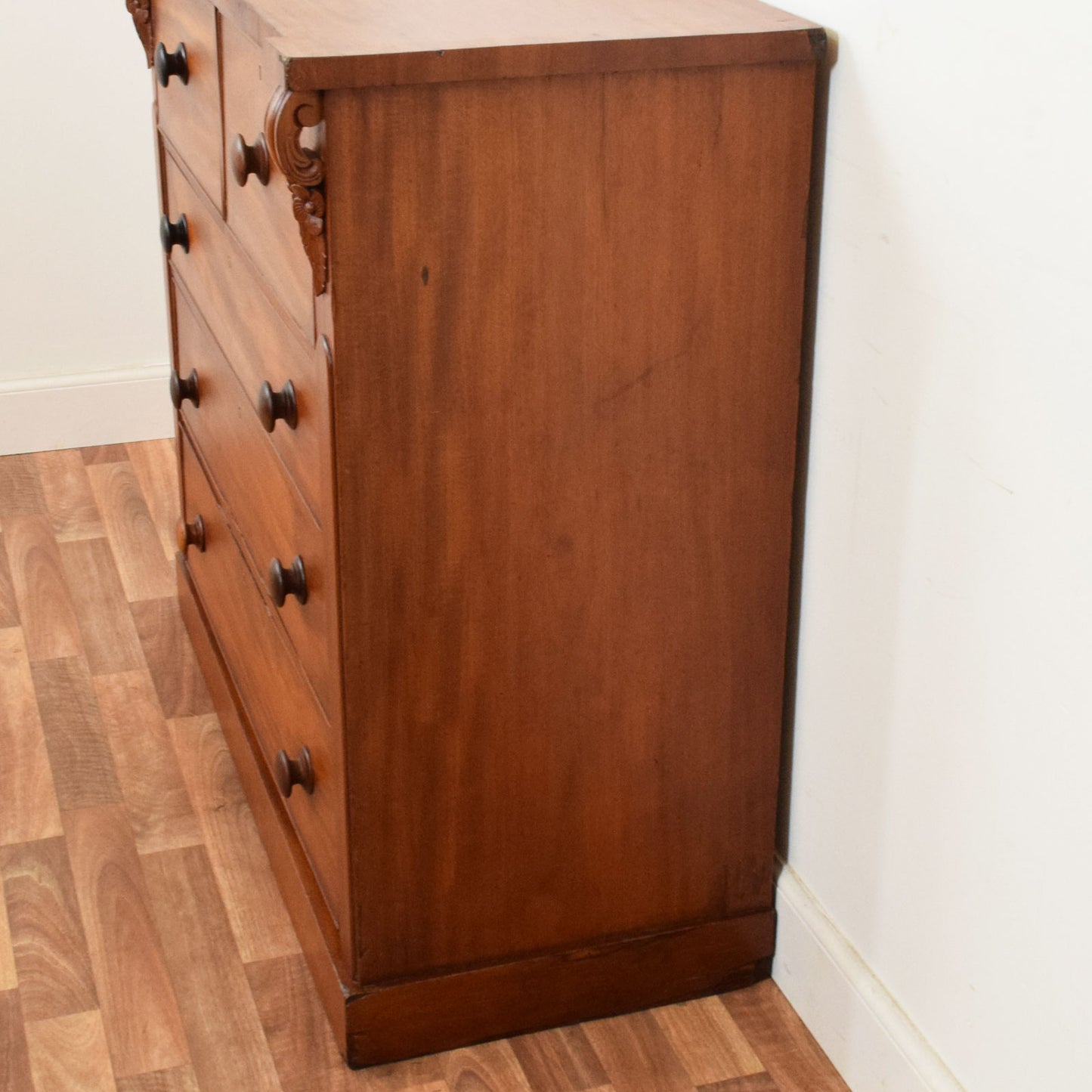 Rustic Mahogany Chest of Drawers