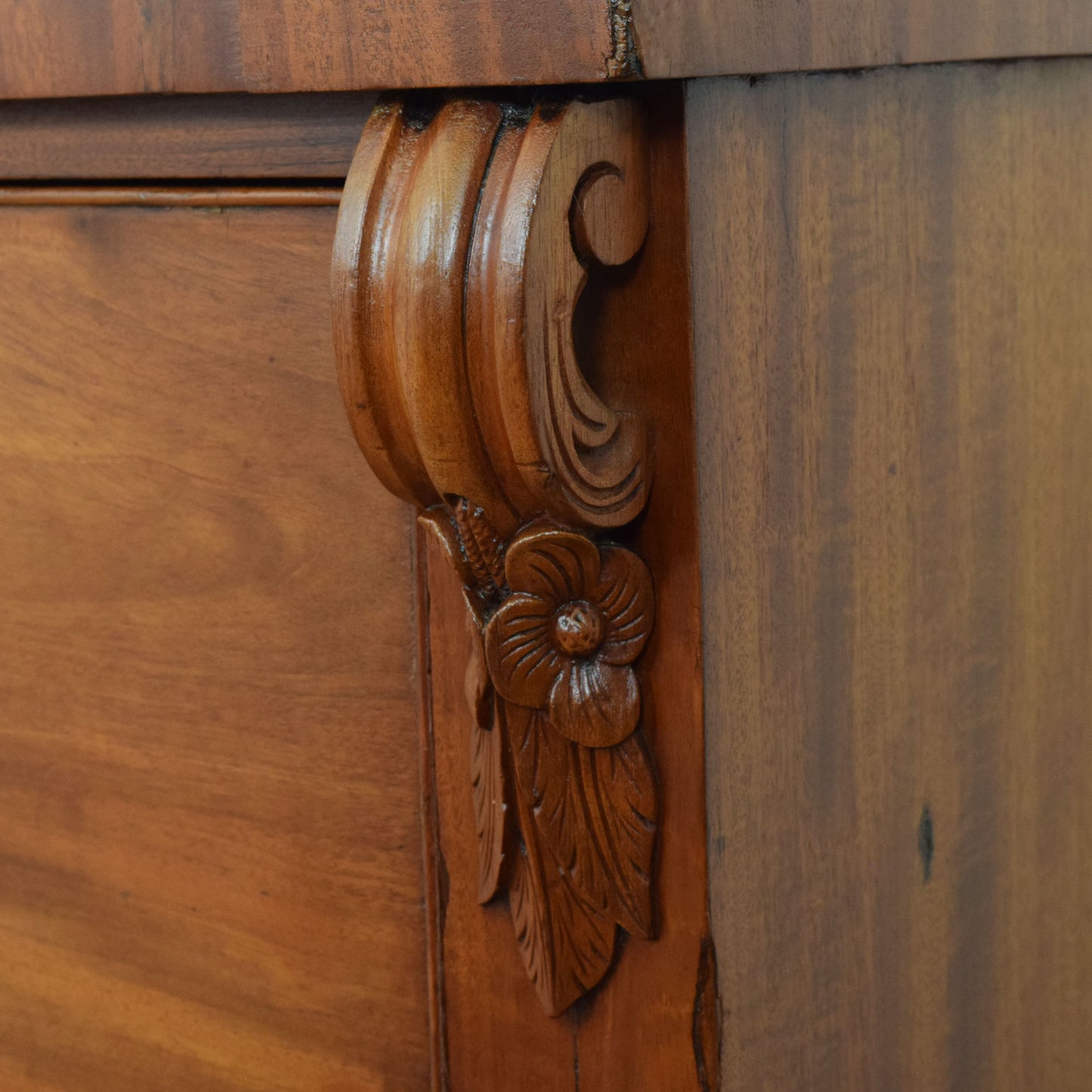 Rustic Mahogany Chest of Drawers