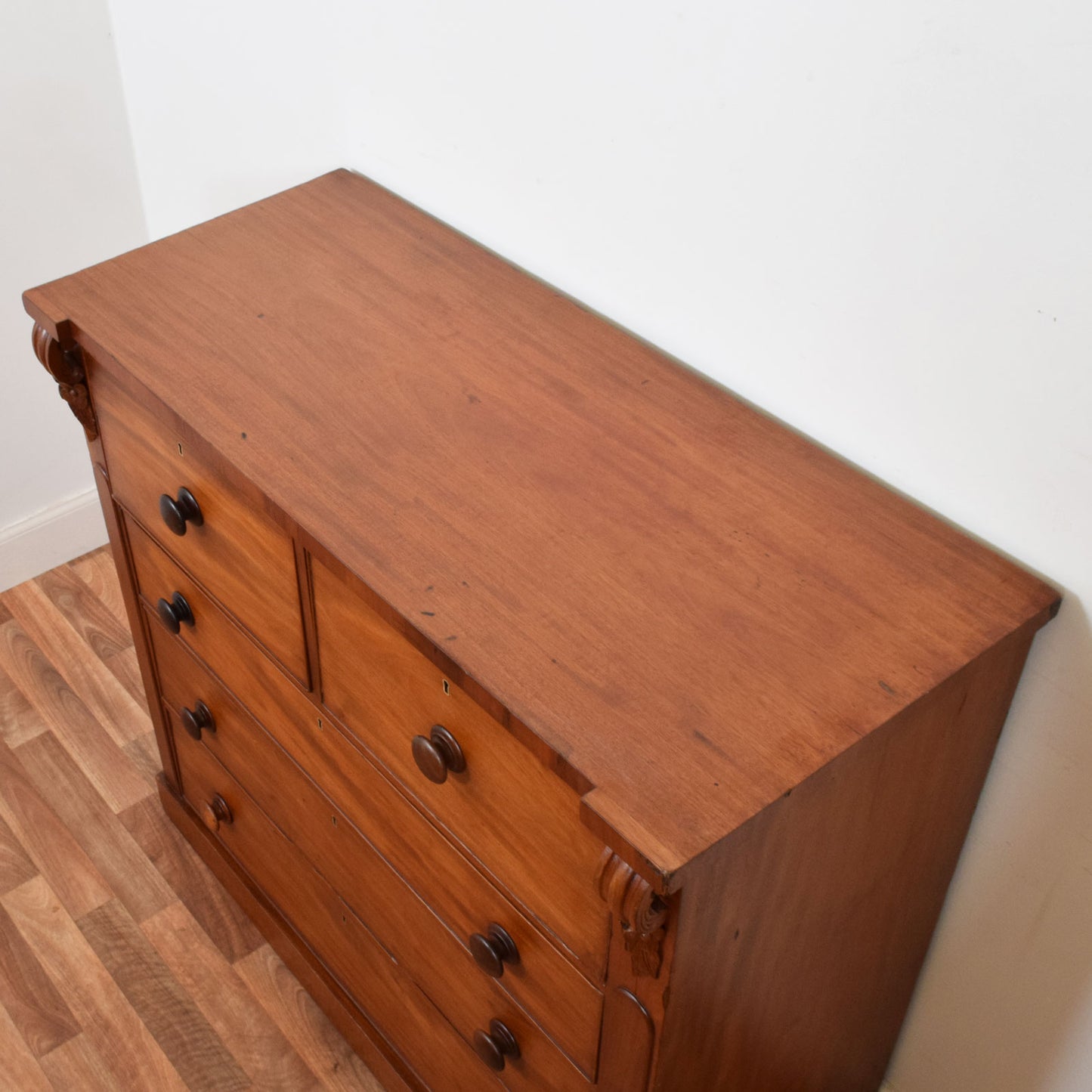 Rustic Mahogany Chest of Drawers