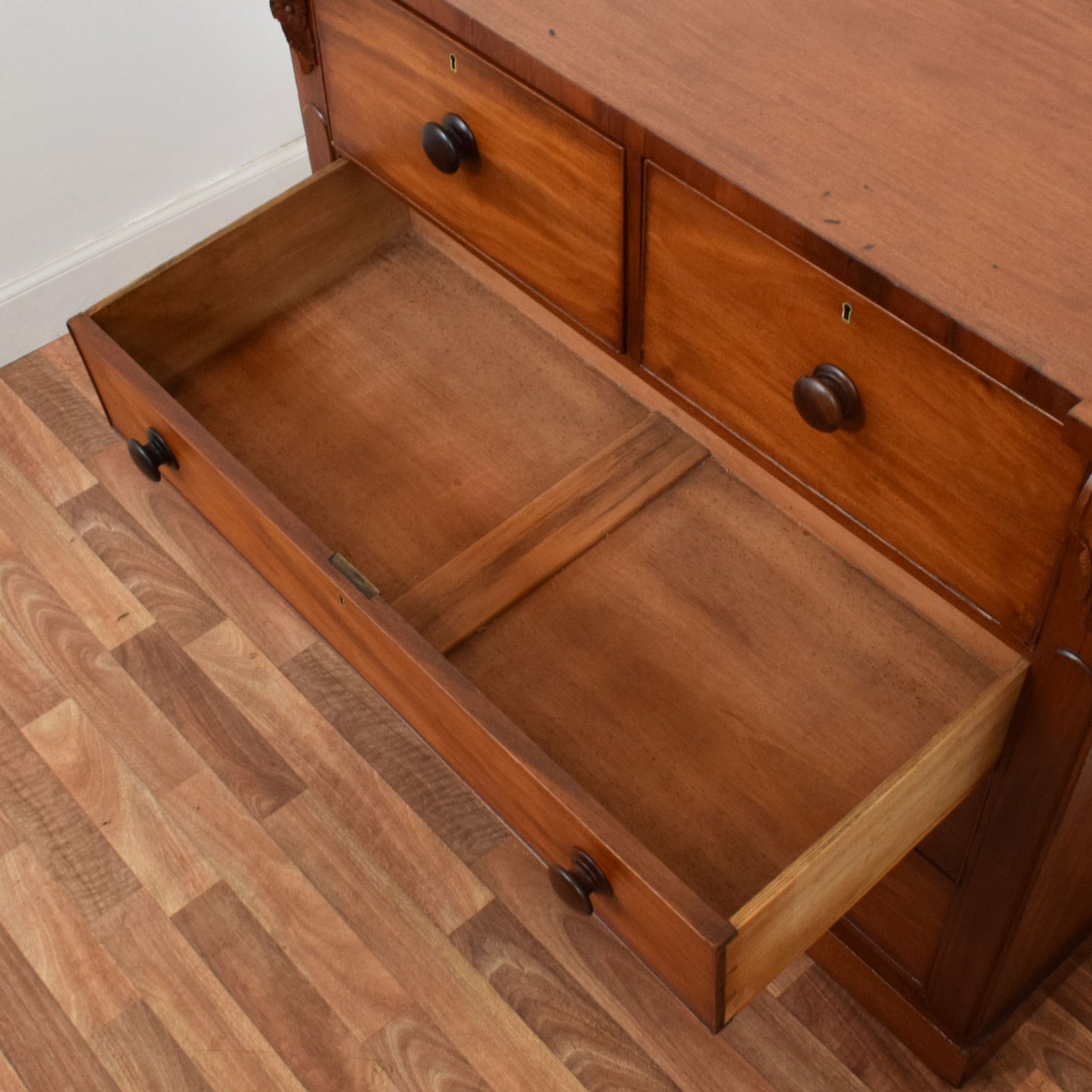 Rustic Mahogany Chest of Drawers