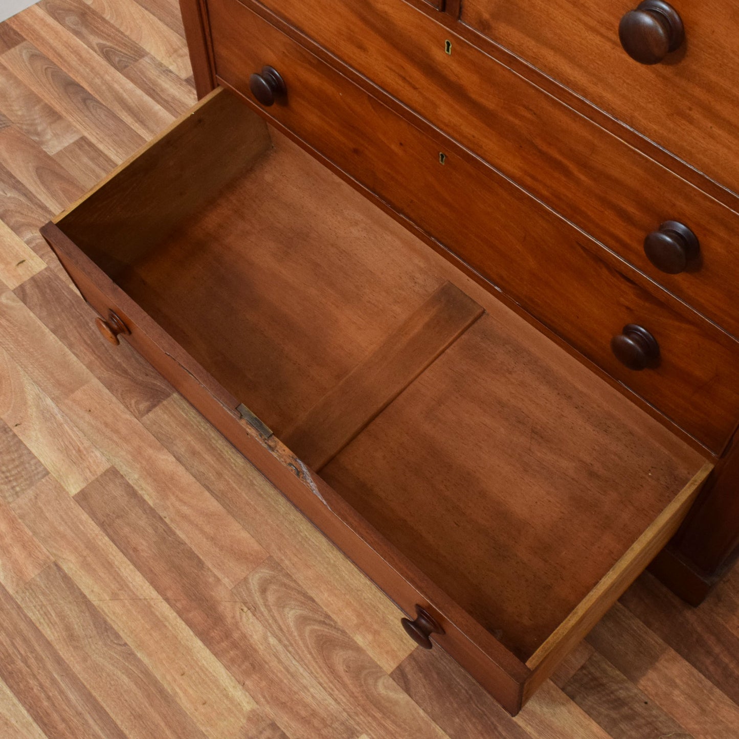 Rustic Mahogany Chest of Drawers