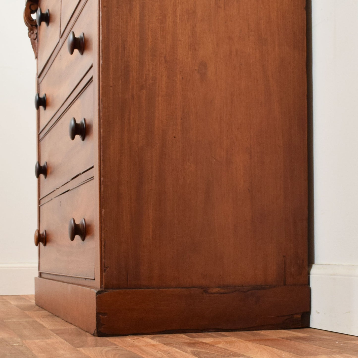 Rustic Mahogany Chest of Drawers