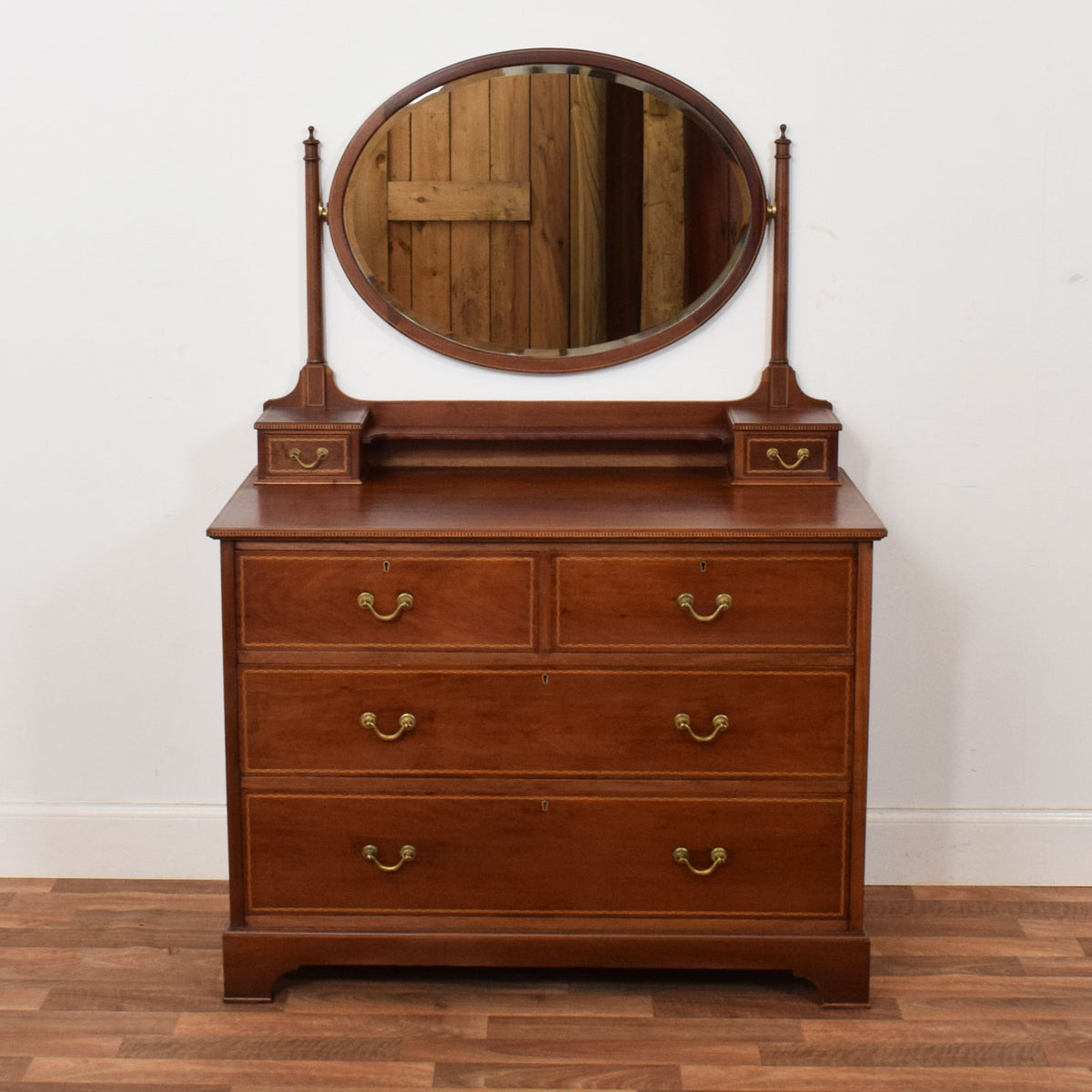 Inlaid Mahogany Dressing Table