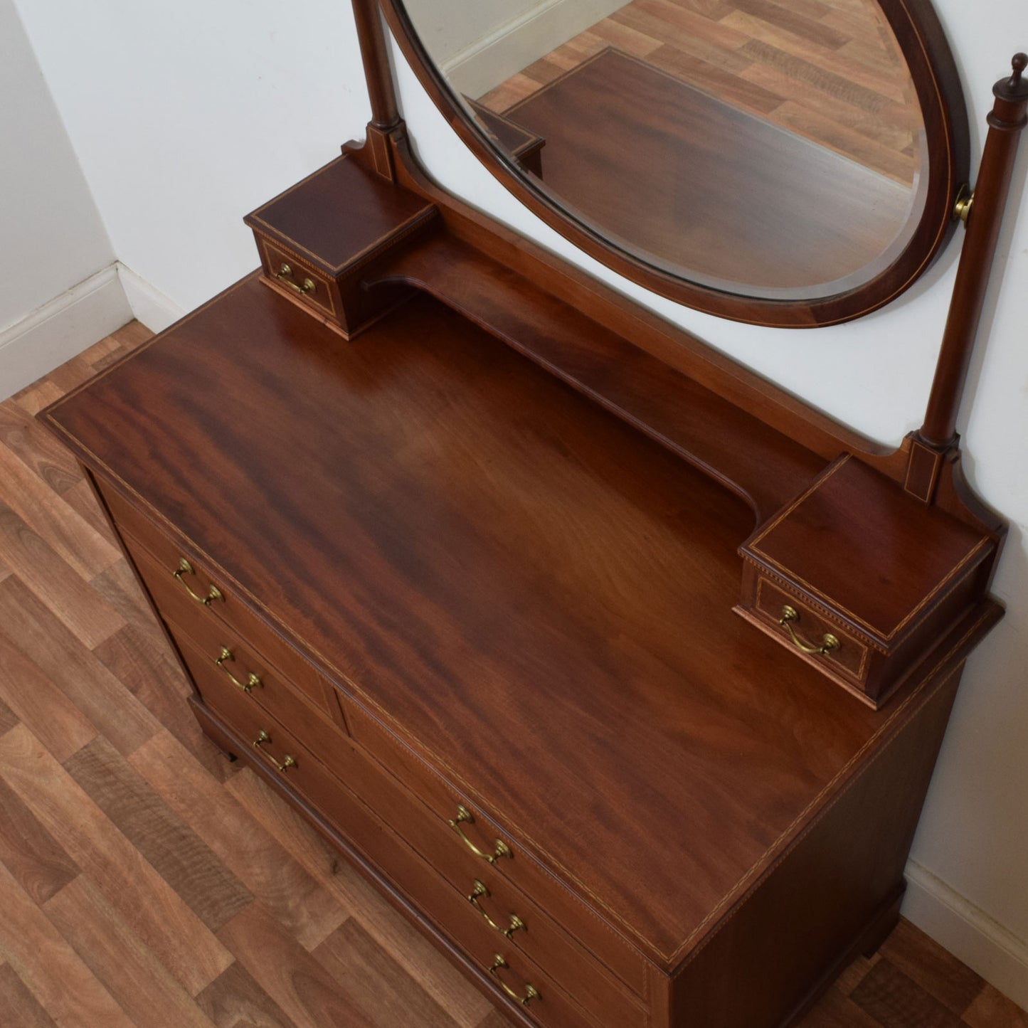 Inlaid Mahogany Dressing Table