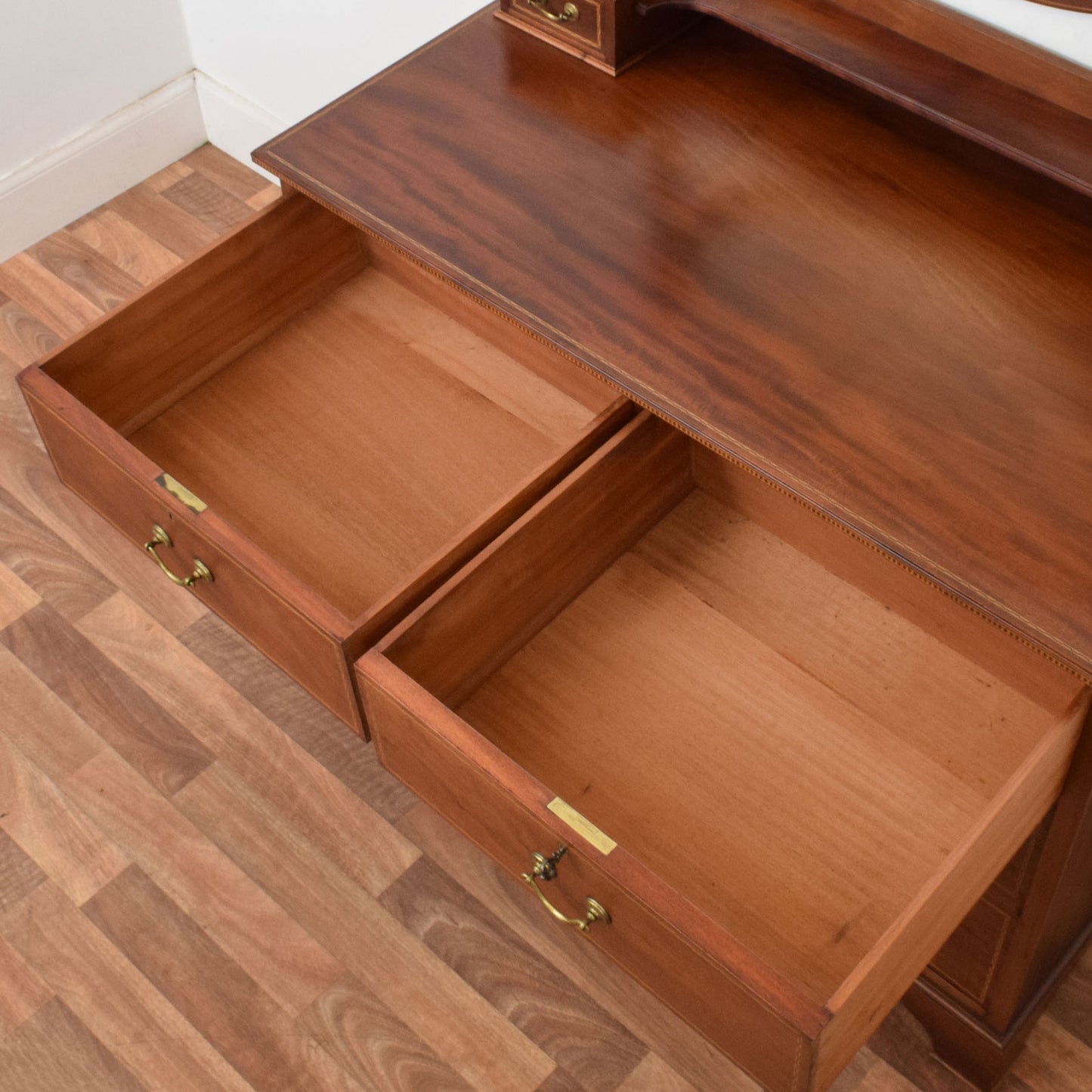 Inlaid Mahogany Dressing Table