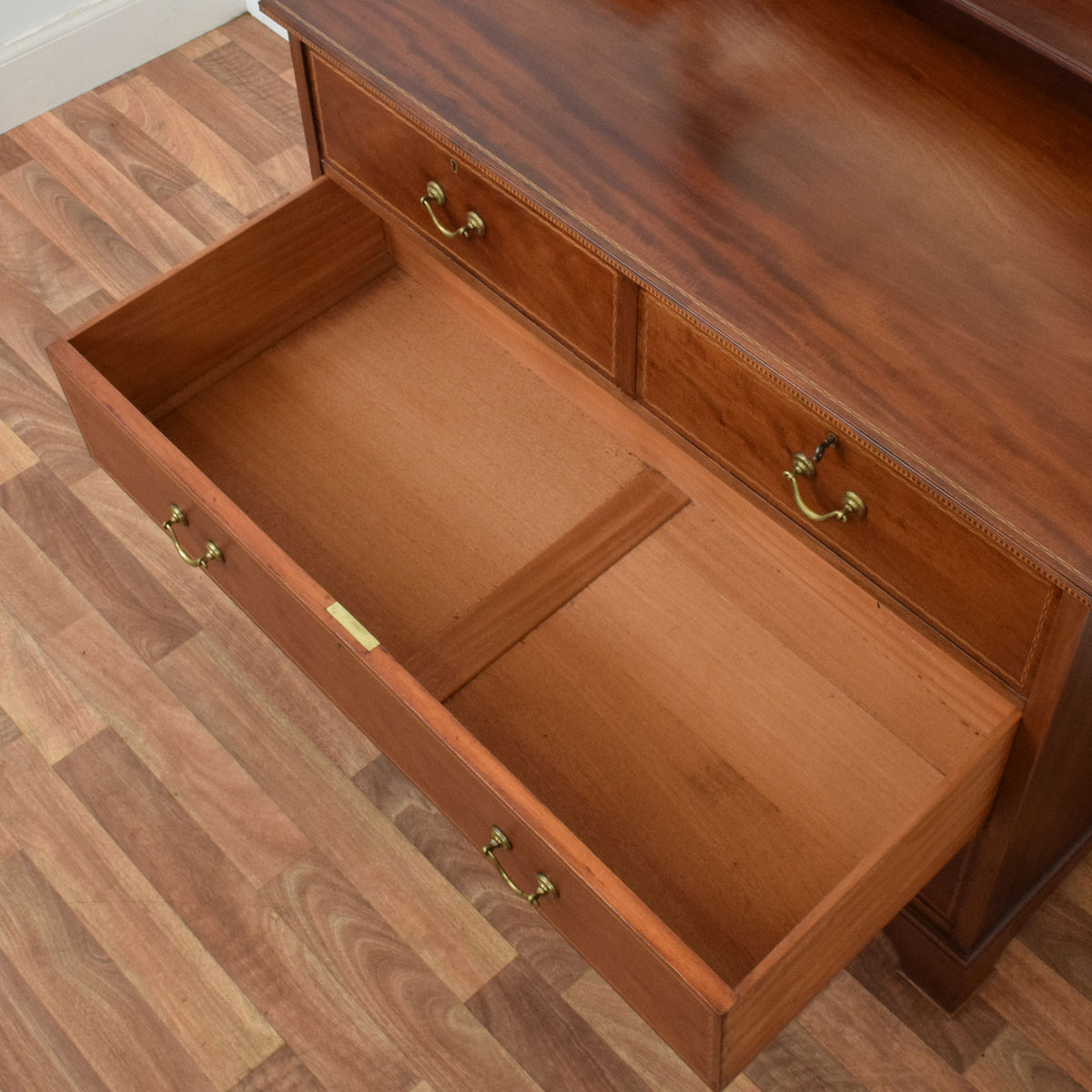 Inlaid Mahogany Dressing Table