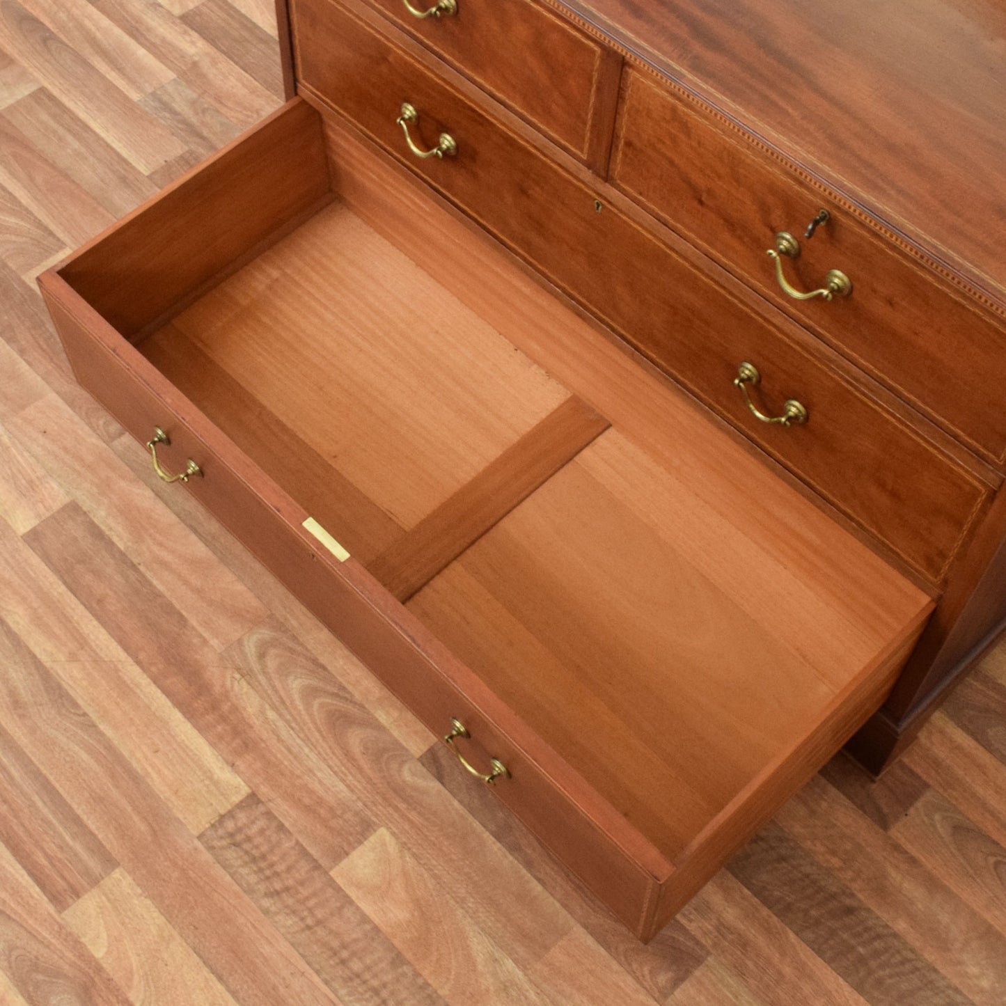 Inlaid Mahogany Dressing Table
