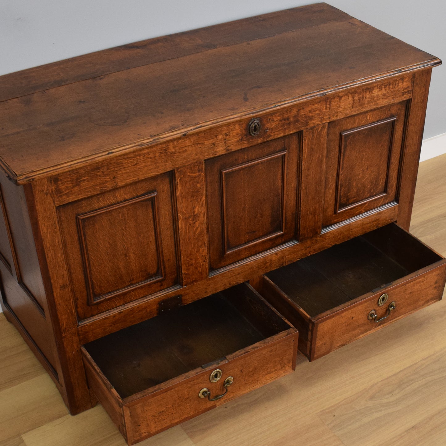 Vintage Oak Mule Chest