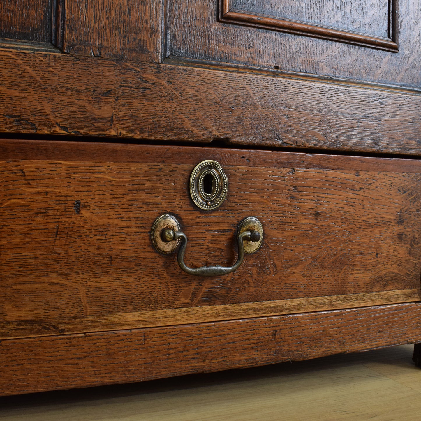 Vintage Oak Mule Chest