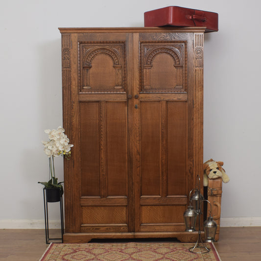 Restored Oak Wardrobe