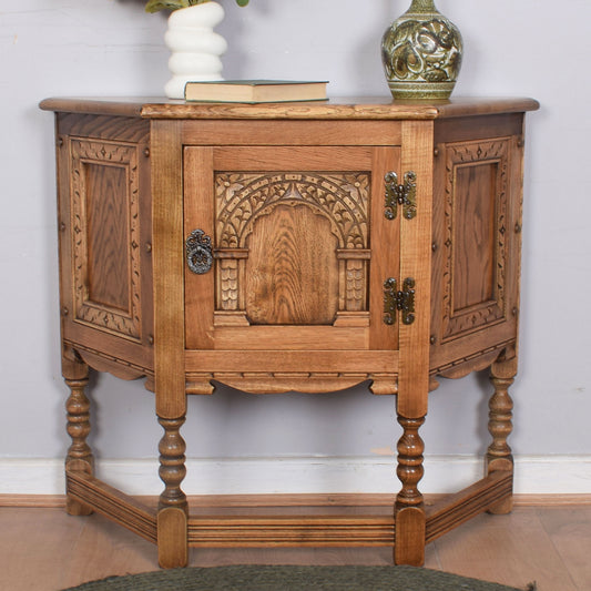 Oak Old Charm Side Cabinet