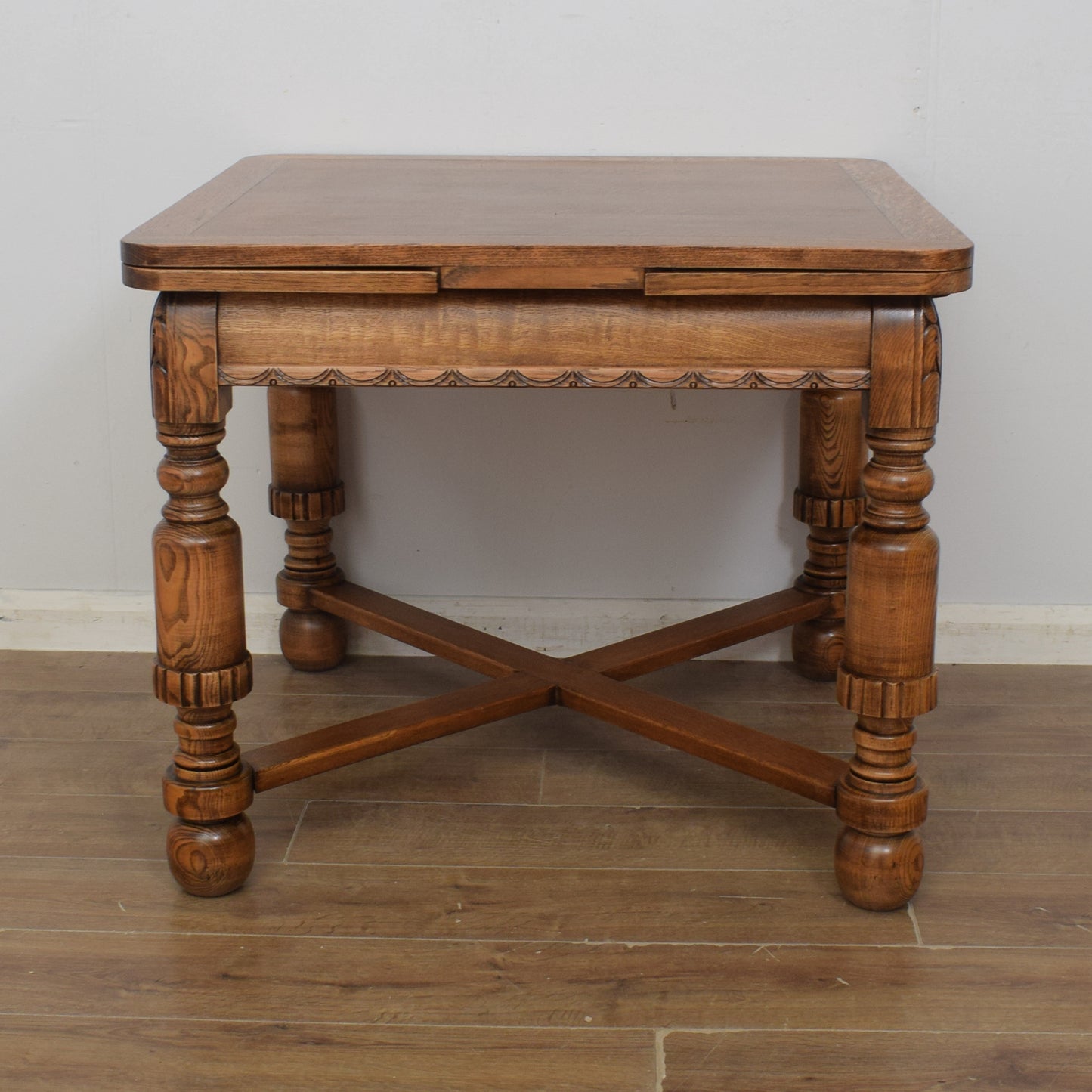 Draw-Leaf Table and Four Chairs