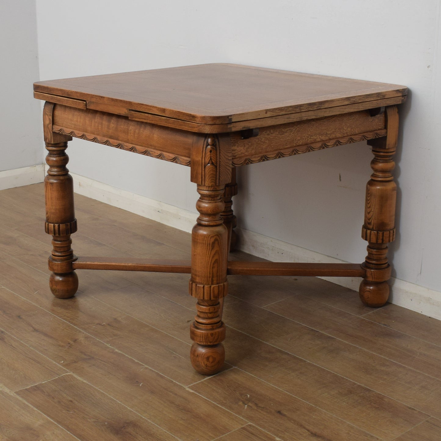 Draw-Leaf Table and Four Chairs