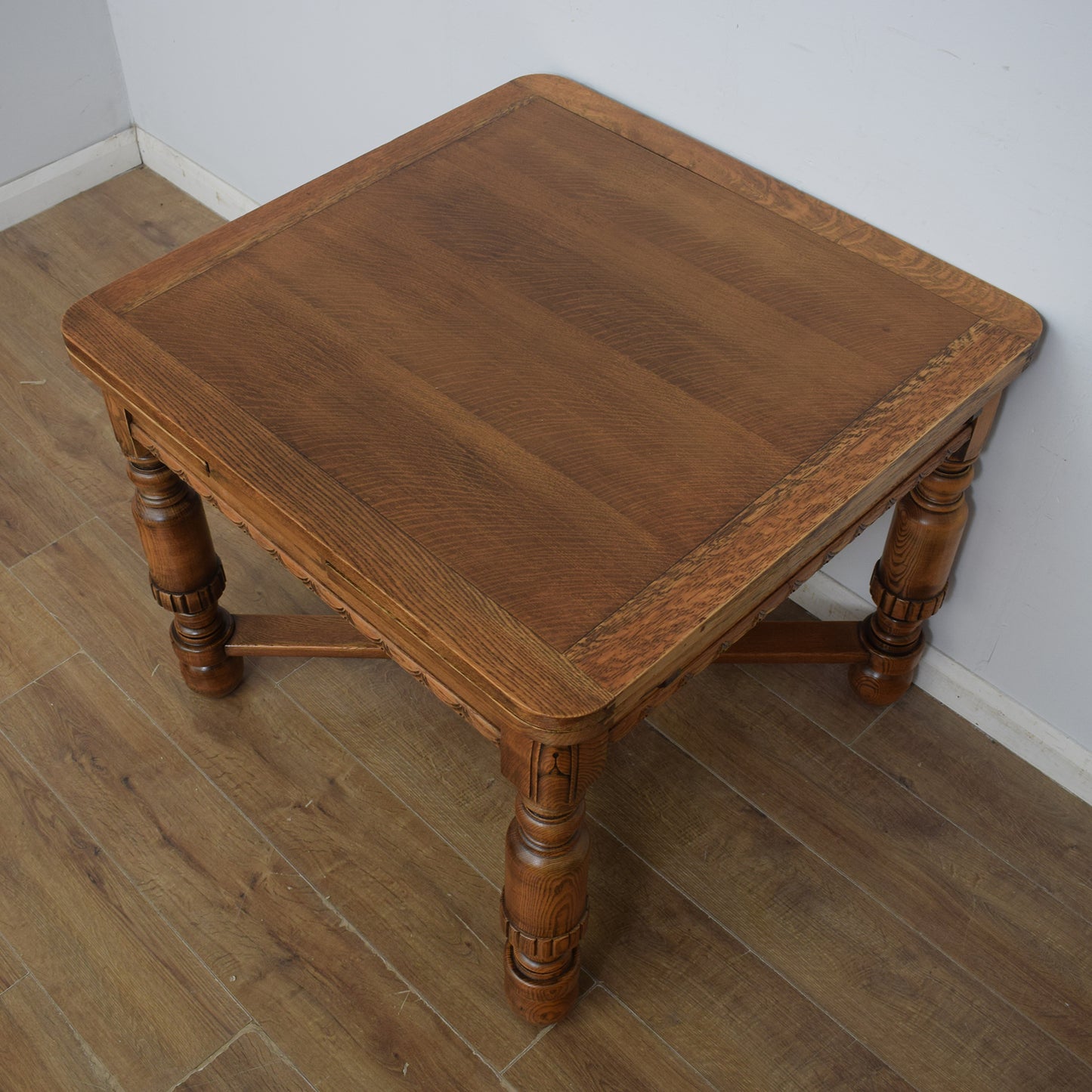 Draw-Leaf Table and Four Chairs