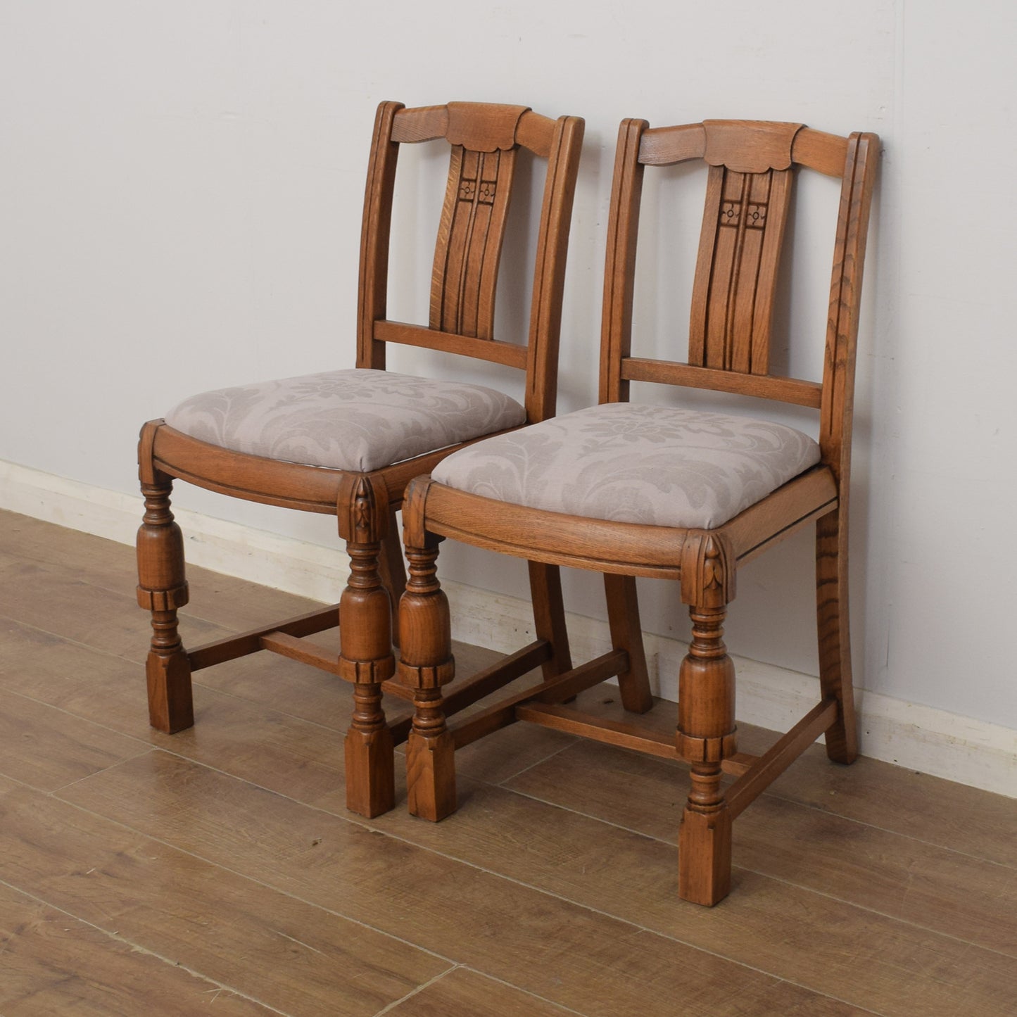 Draw-Leaf Table and Four Chairs
