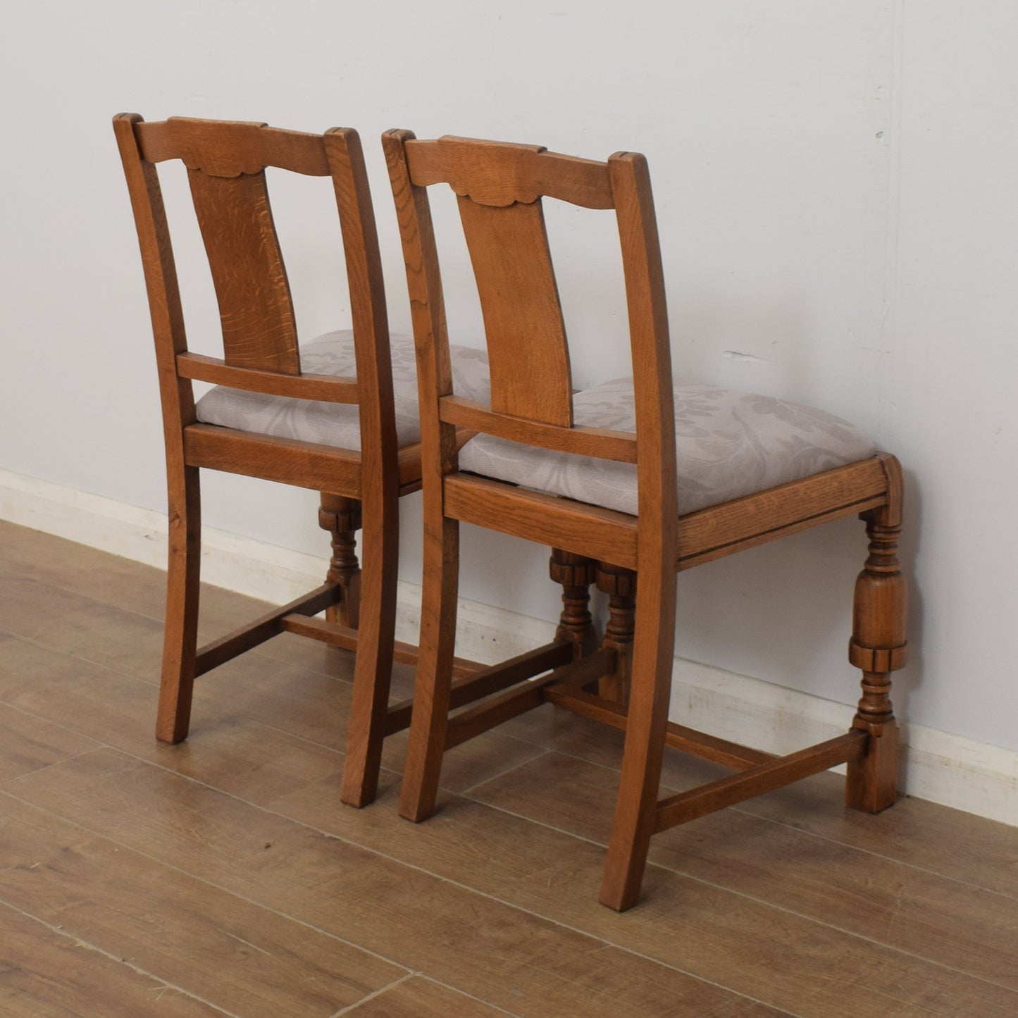 Draw-Leaf Table and Four Chairs