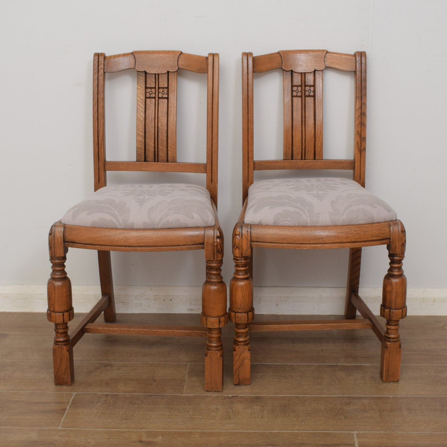 Draw-Leaf Table and Four Chairs